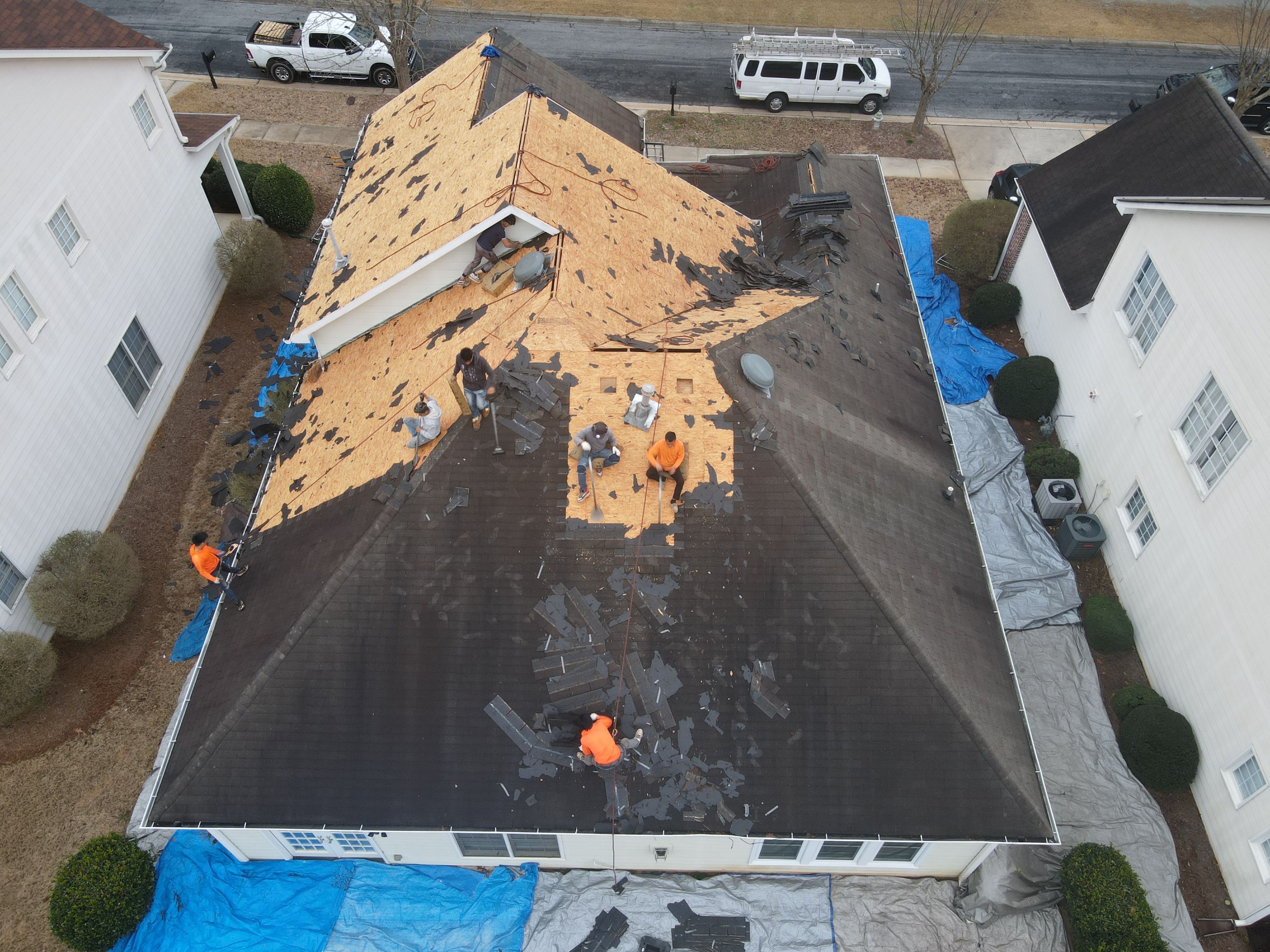 Residential Roofing Installation using Owens Corning by Inspector Roofing and Restoration