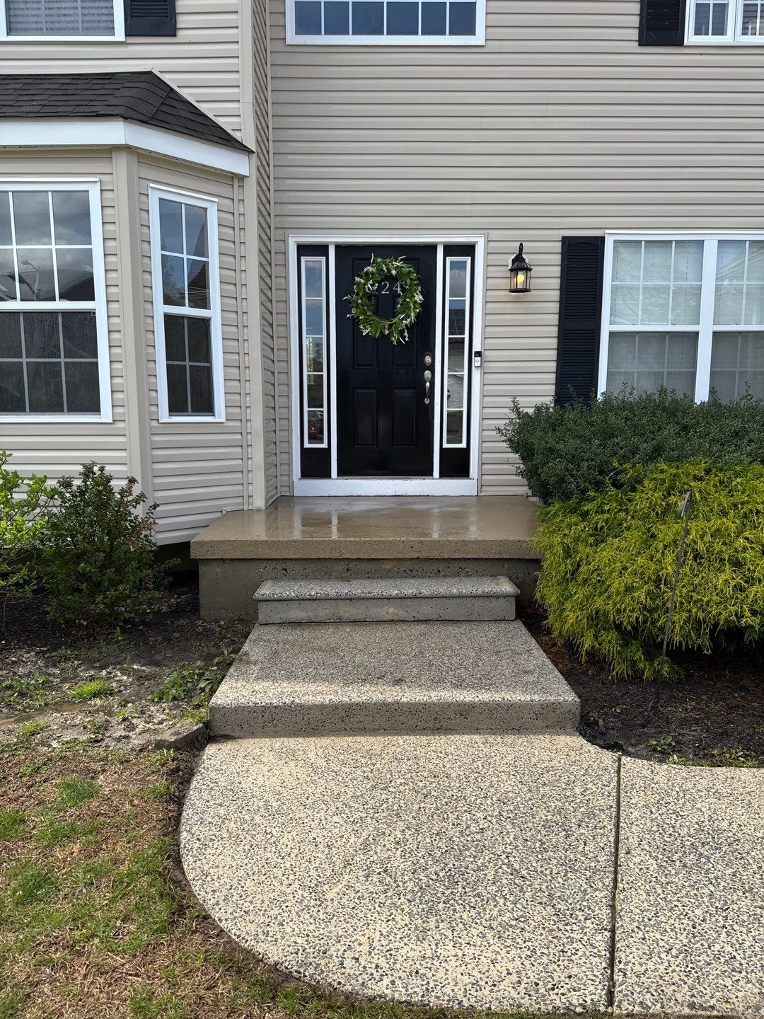 Residential Cleaning using House Wash by SJ Exterior