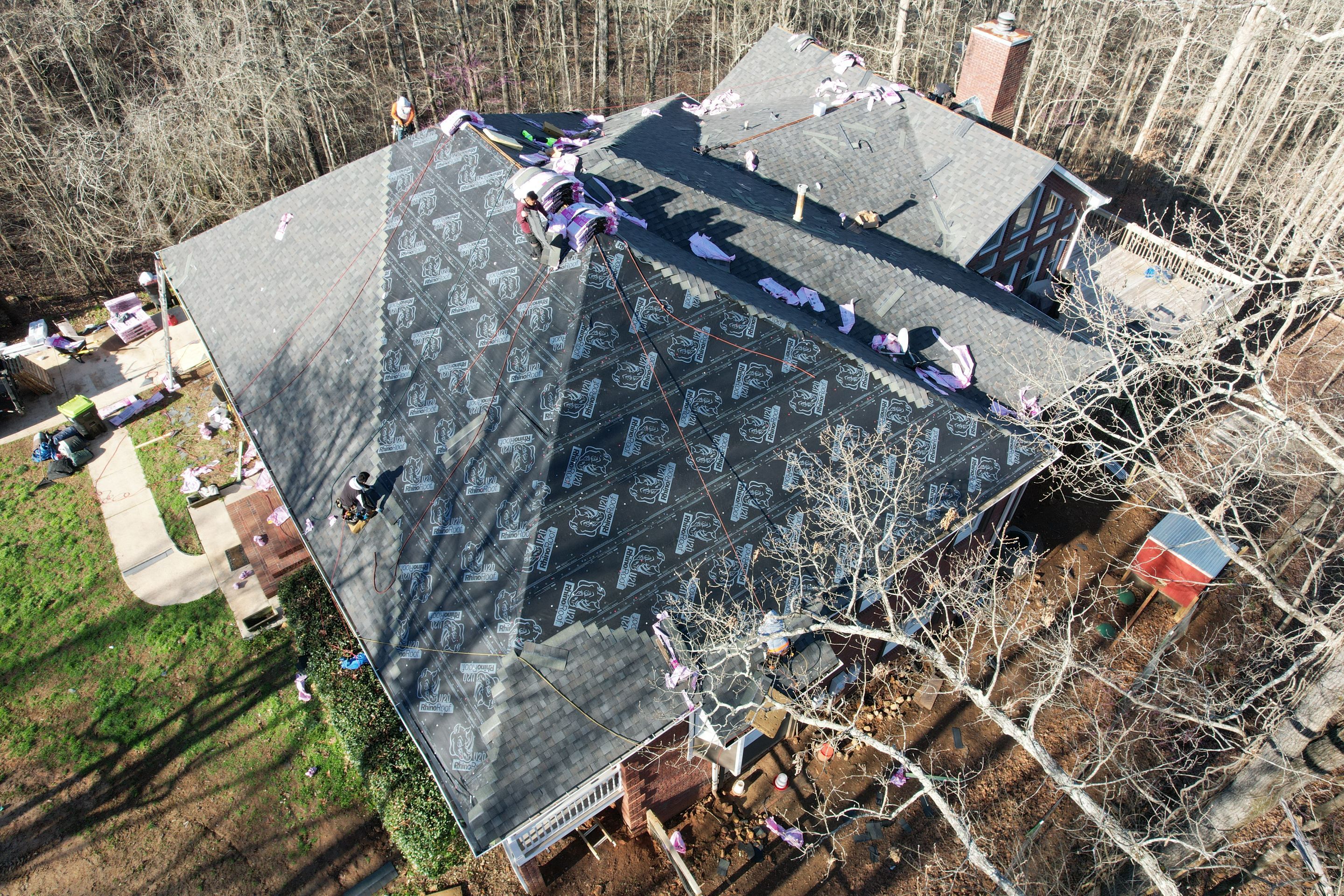 Residential Roofing Installation using Owens Corning by Inspector Roofing and Restoration