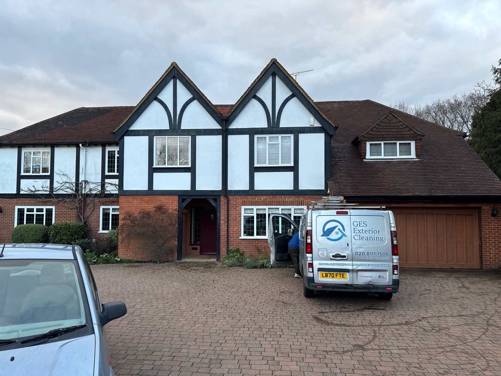Exterior Clean - Roof - Patio - Driveway using Mosmatic FSC and Biocide by Ges Exterior Cleaning ltd