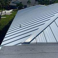 24ga 1.5" Mechanical Seam Regal White  by Total Roofing System The Metal Roof Experts