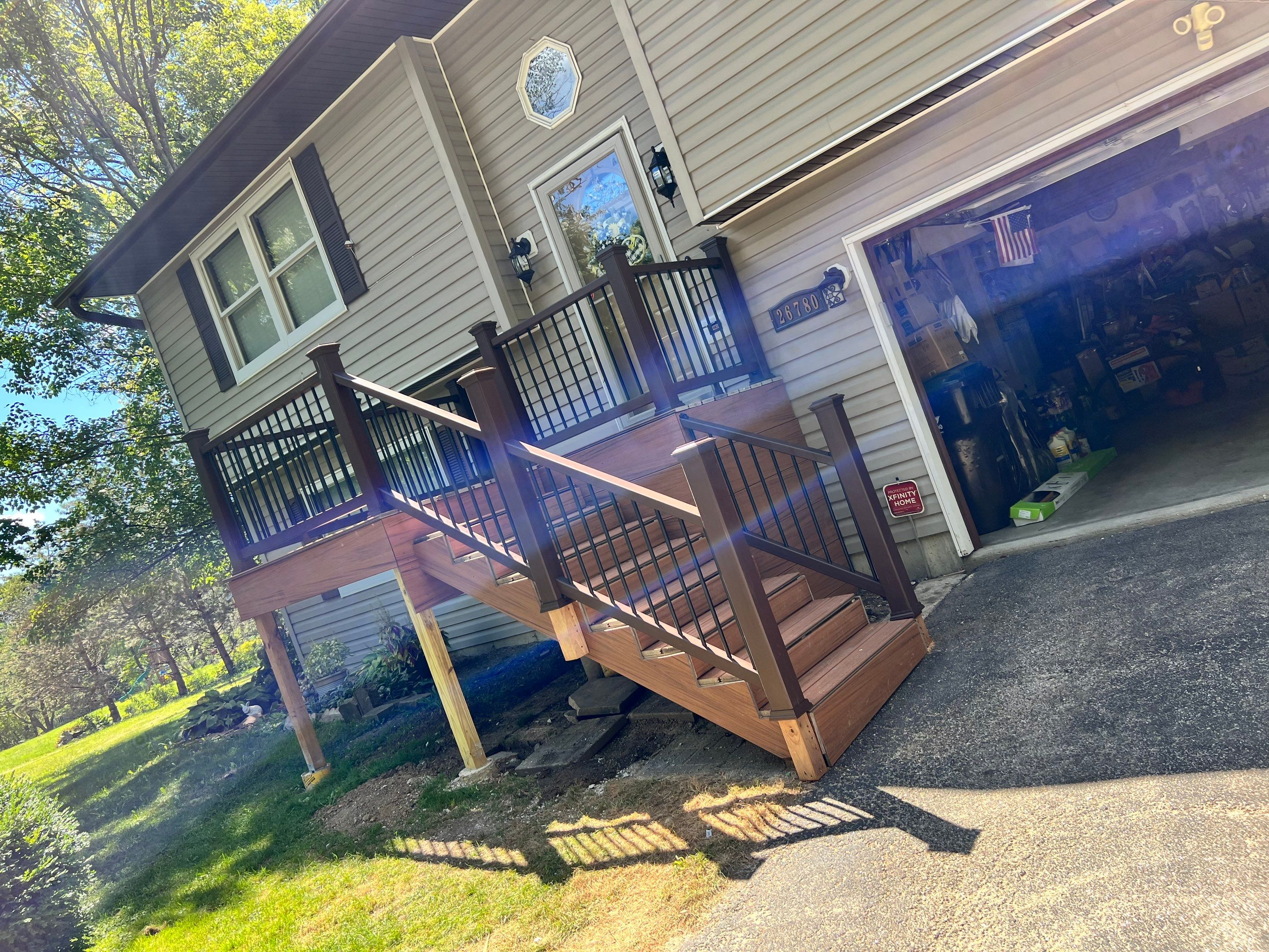 Deck Installation using Trex by INQUSE GENERAL CONTRACTOR