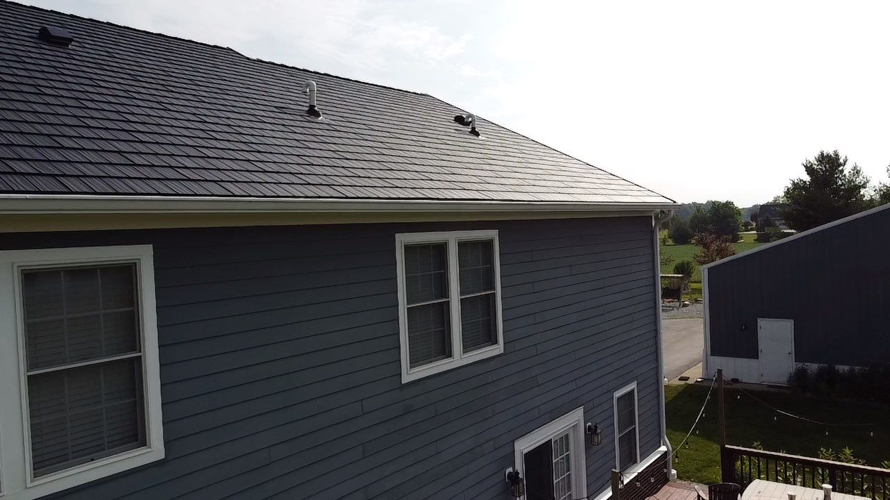 Rural Noblesville Indiana Metal Shake Roof Installation – Black Frost by 4Ever Metal Roofing