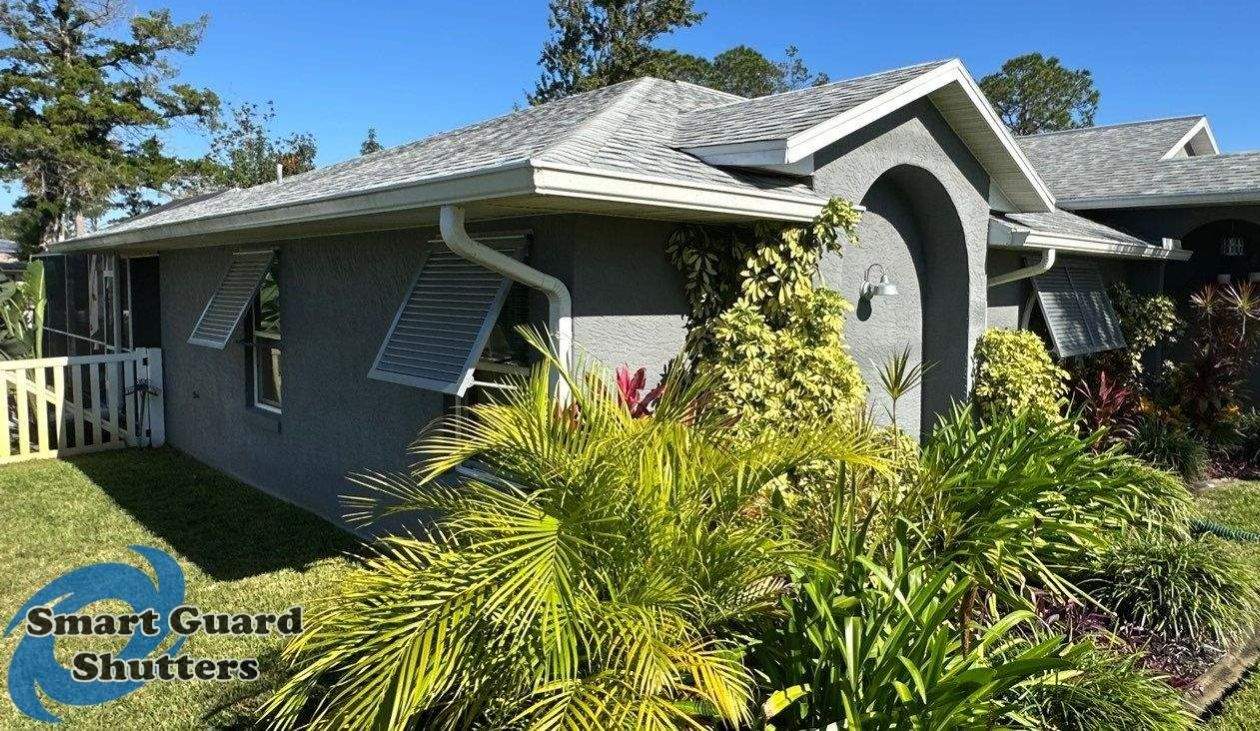Decorative Bahamas in White Aluminium by Smart Guard Shutters