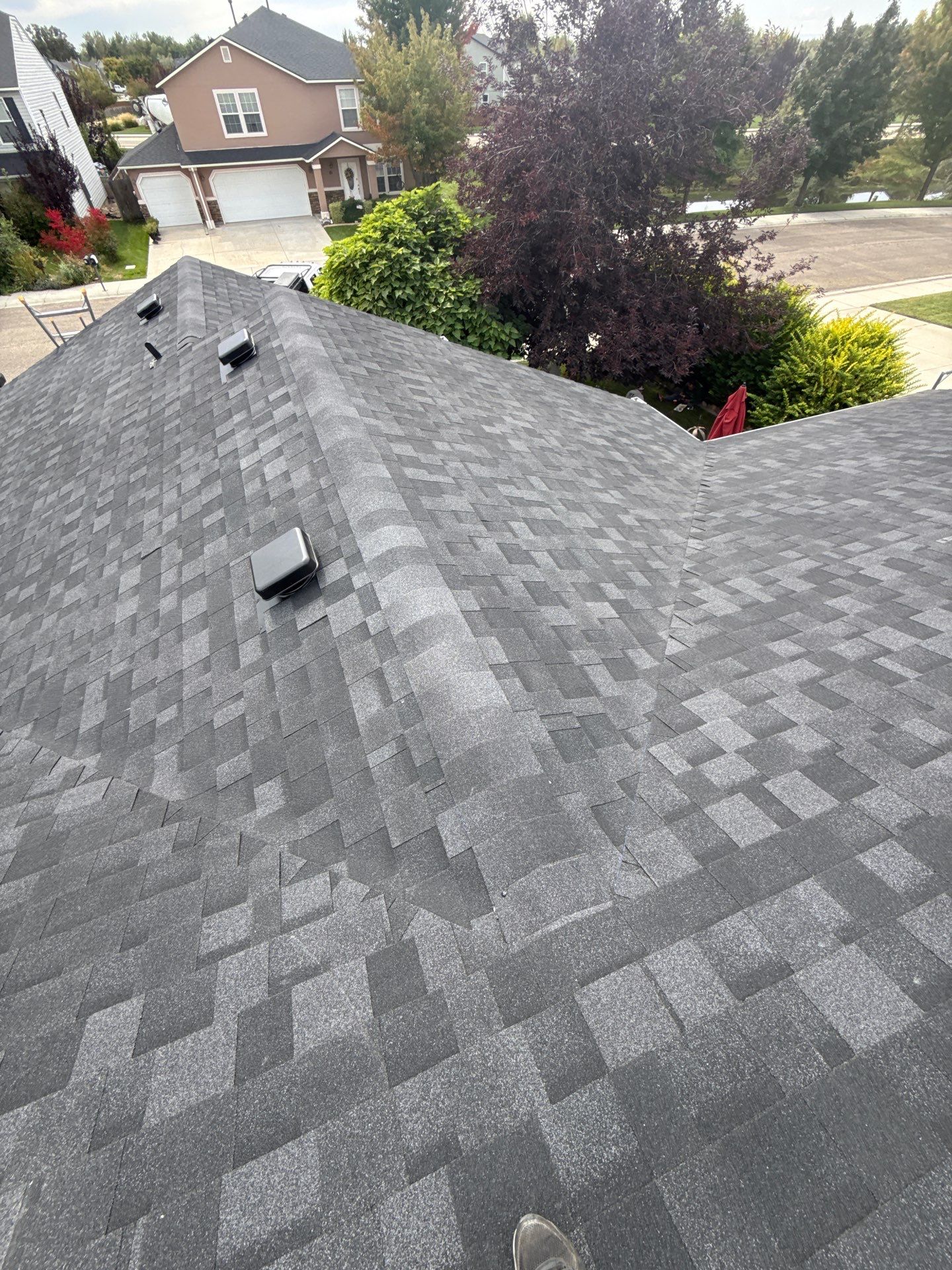 Middleton Residential Roof Replacement With Gray Architectural Asphalt Shingles by Olive Roofing