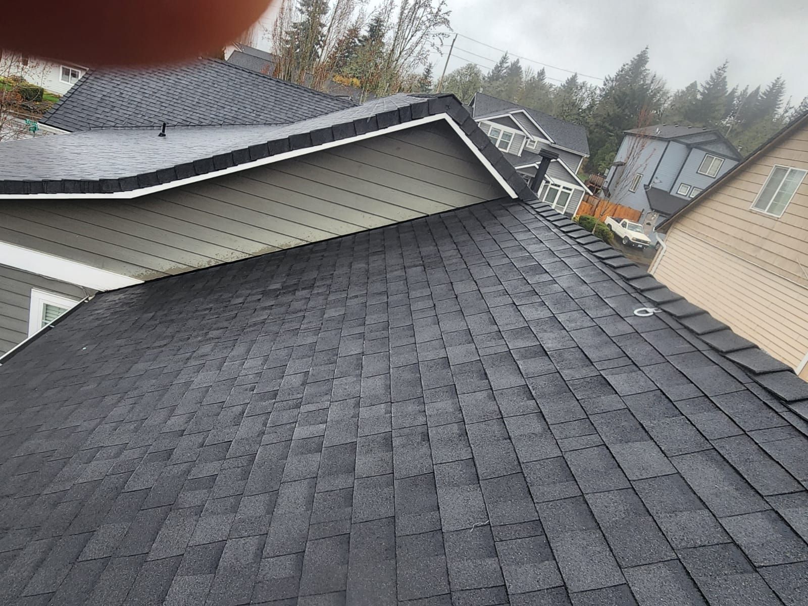 Residential Roofing Installation using Owens Corning Duration Shingles  in Onyx Black by BEST Roofing & Waterproofing