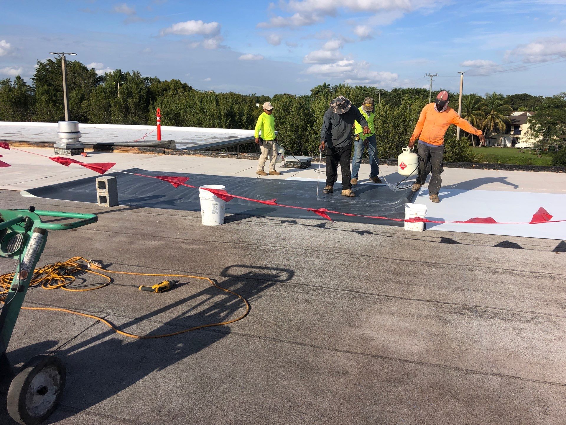 Commercial Re-Roof using GAF TPO by First Due Roofing