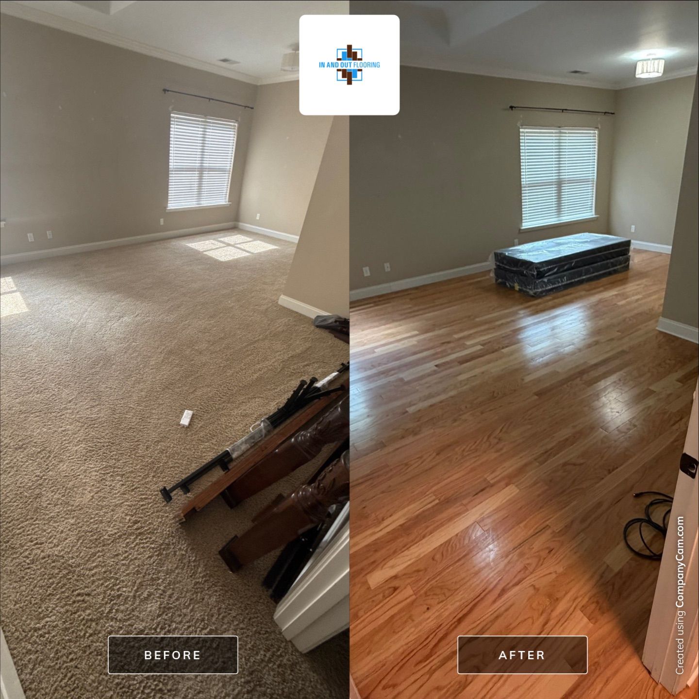 Hardwood Installation by In and Out Flooring/Remodeling