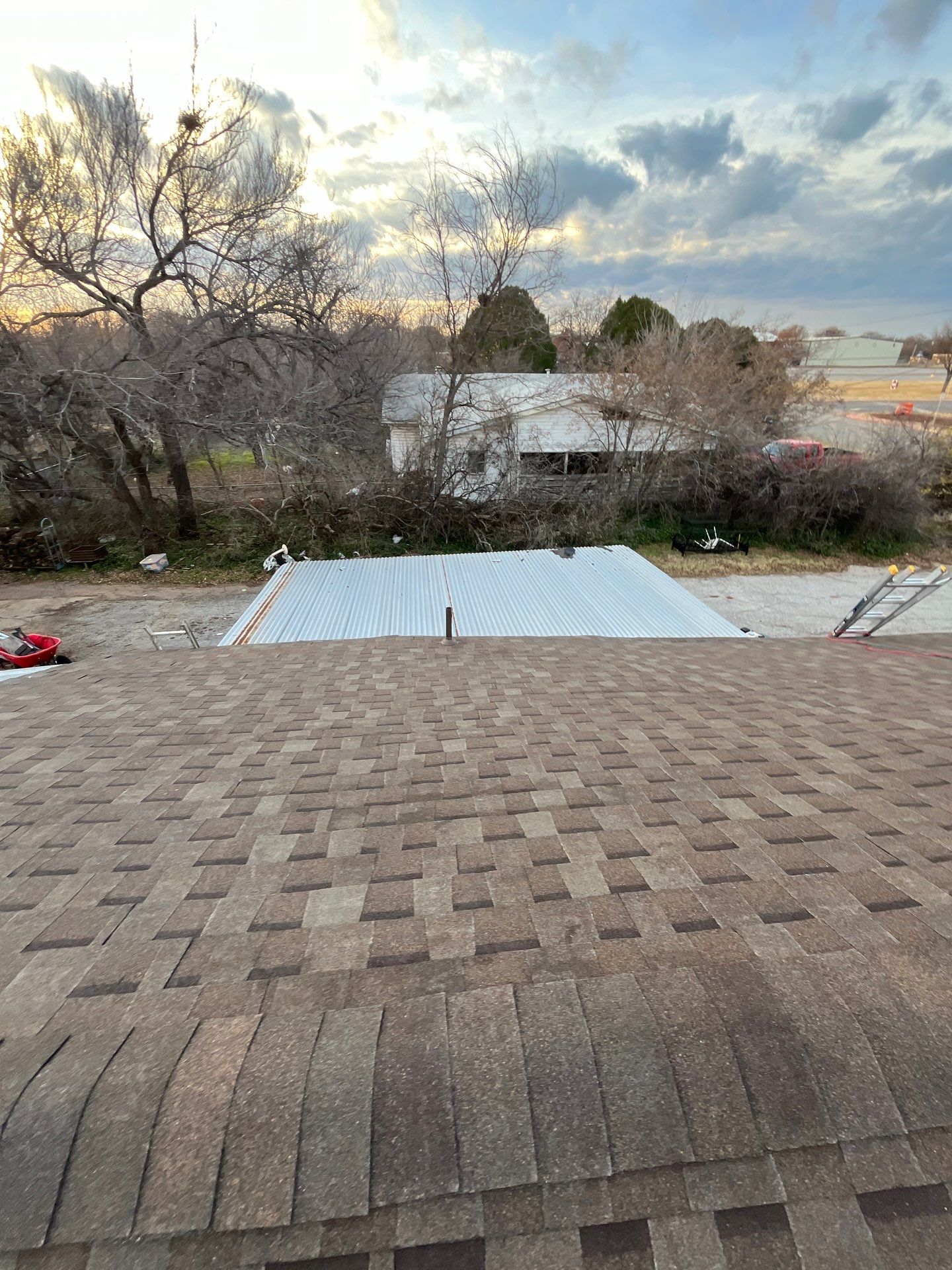 Reroof After Hail Storm -Atlas Pinnacle  by Berry Good Roofing 