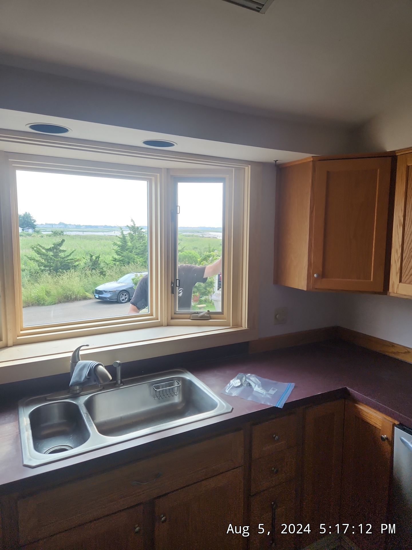 Siding Repair using New wood siding using T1-11 by A Plus Exterior