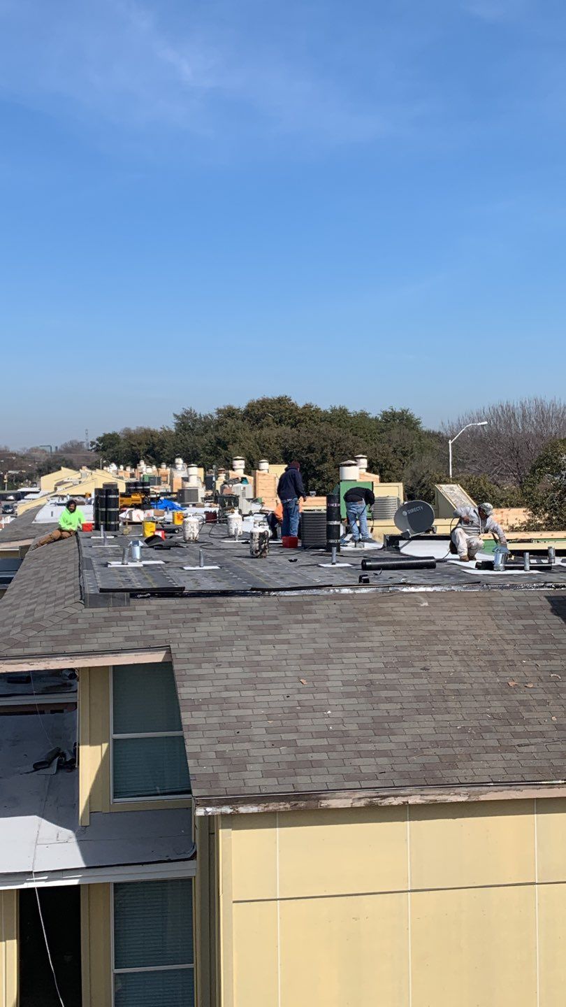 Apartment Roof Replacement by First Out Roofing