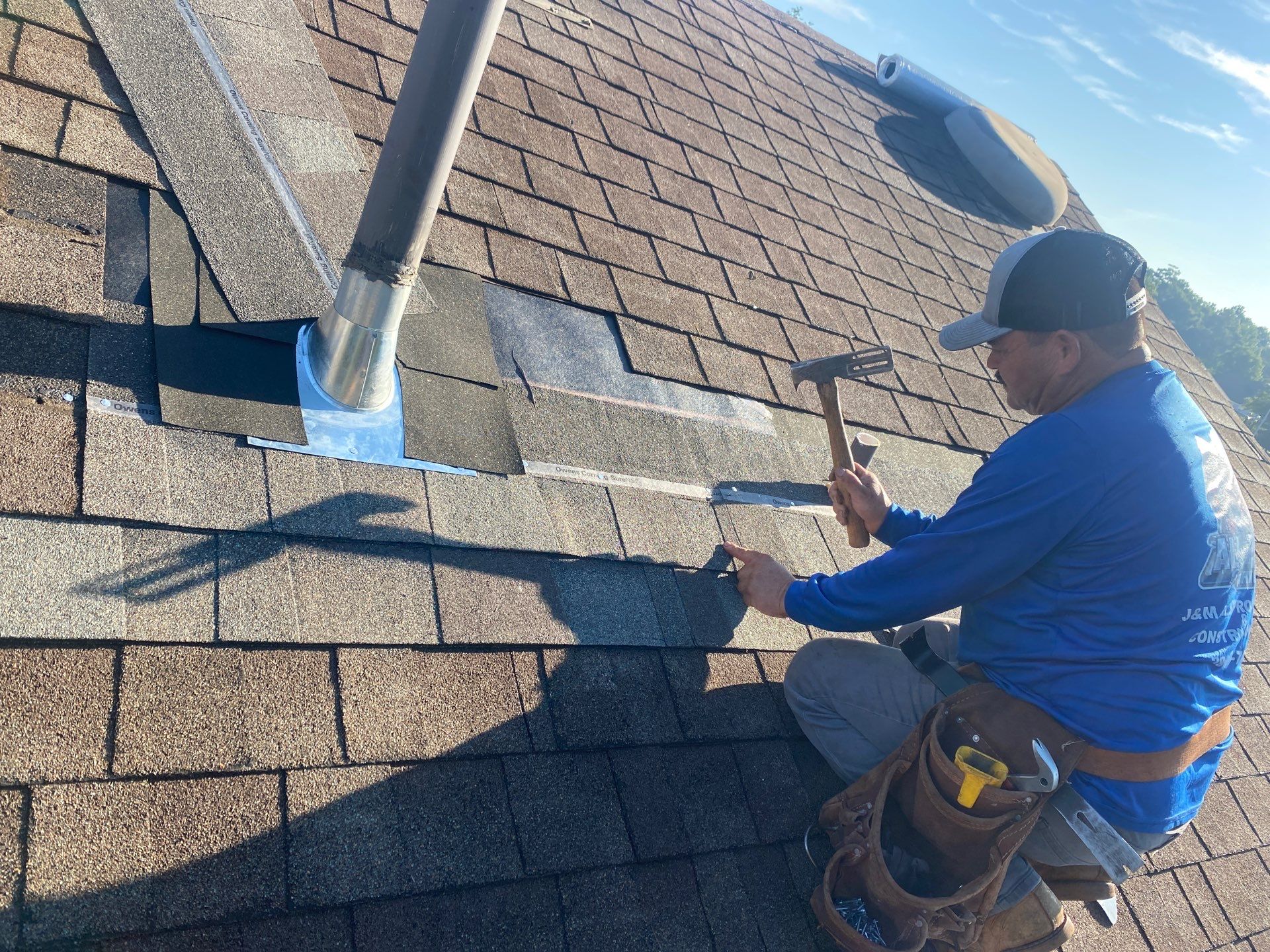 Residential Roofing Repair using Owen's Corning Duration (Lifetime) Shingles by Roof Repair Company