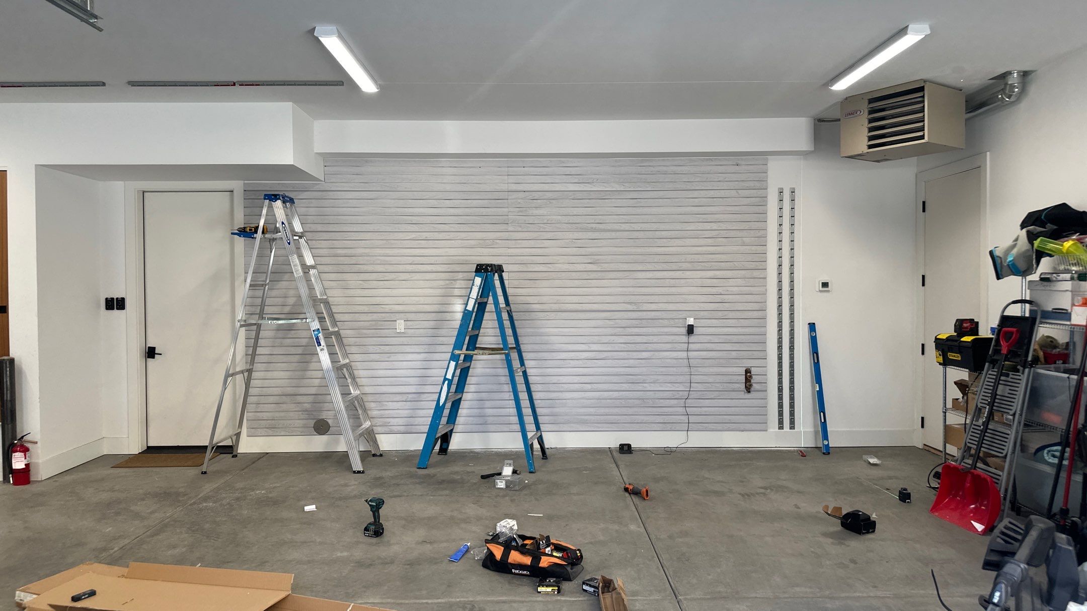 Garage Transformation using Pebble Beach by Croc Coatings, LLC