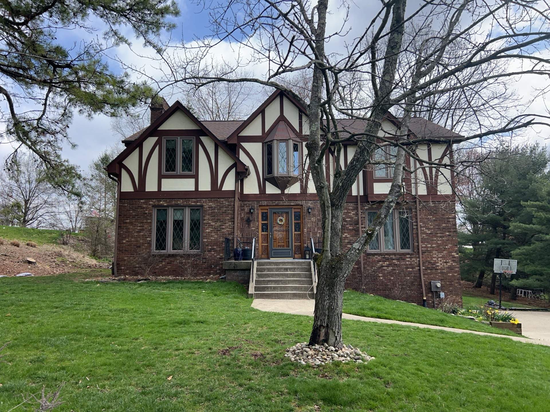 James Hardie Tudor Home Renovation by Ideal Siding Pittsburgh