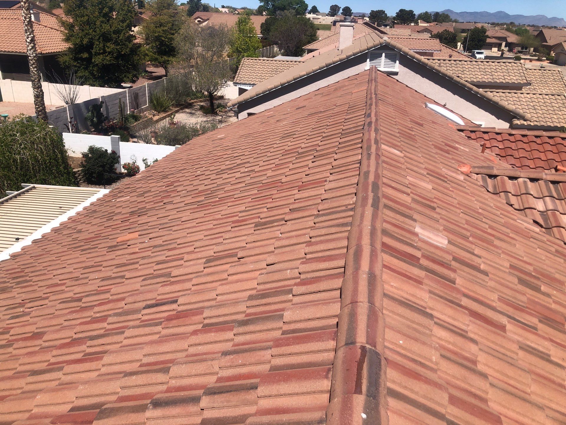 Teracotta Concrete Tile by Reimagine Roofing