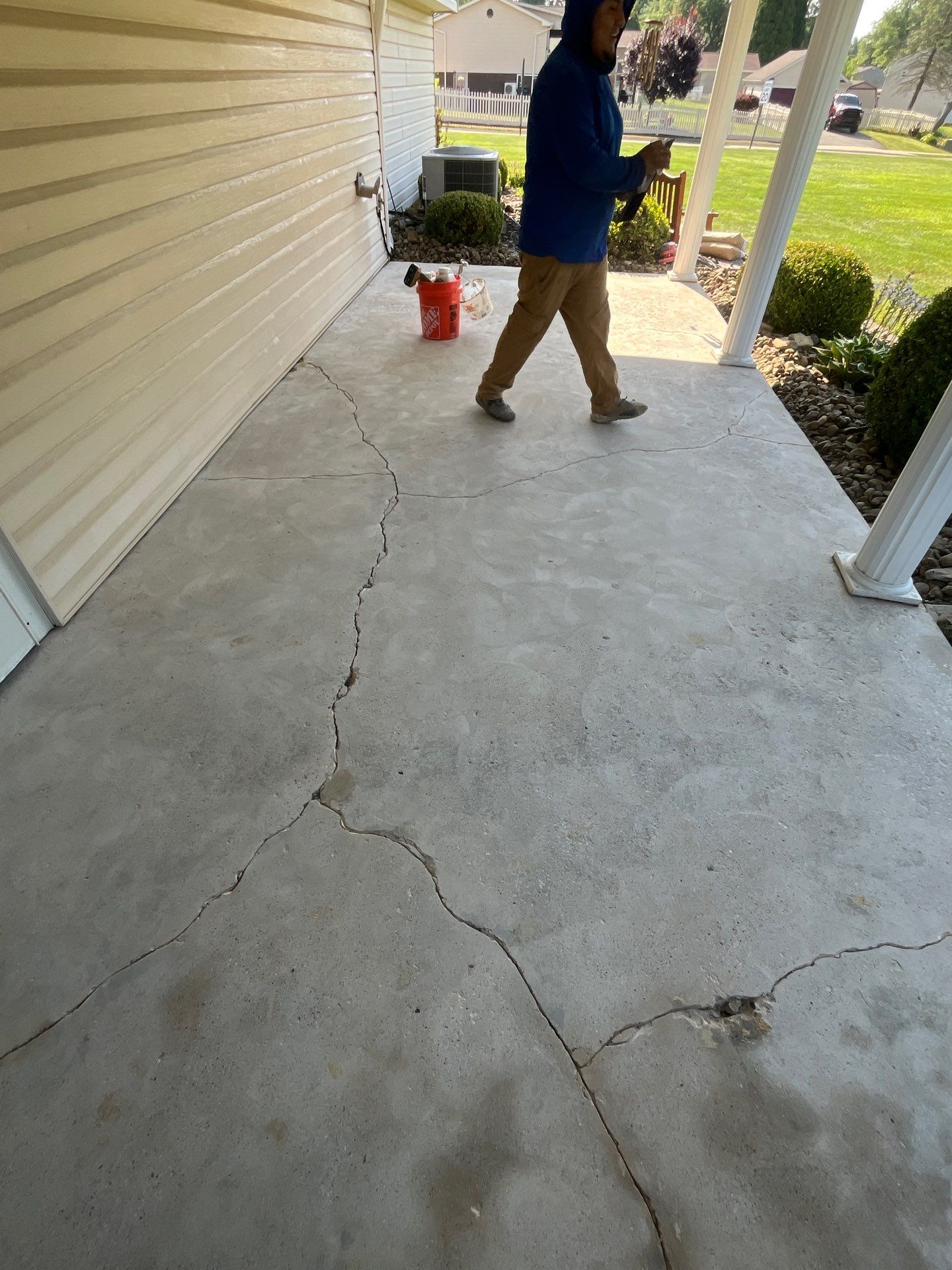 Porch Project in Coraopolis by Floors in a Day, Inc