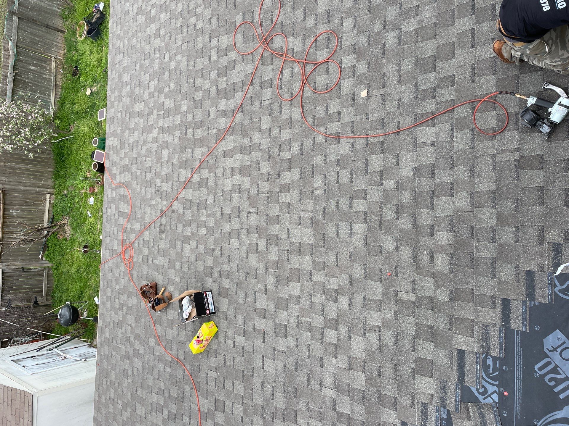 Residential Roofing Installation using Owen's Corning Duration (Lifetime) Shingles by Roof Repair Company