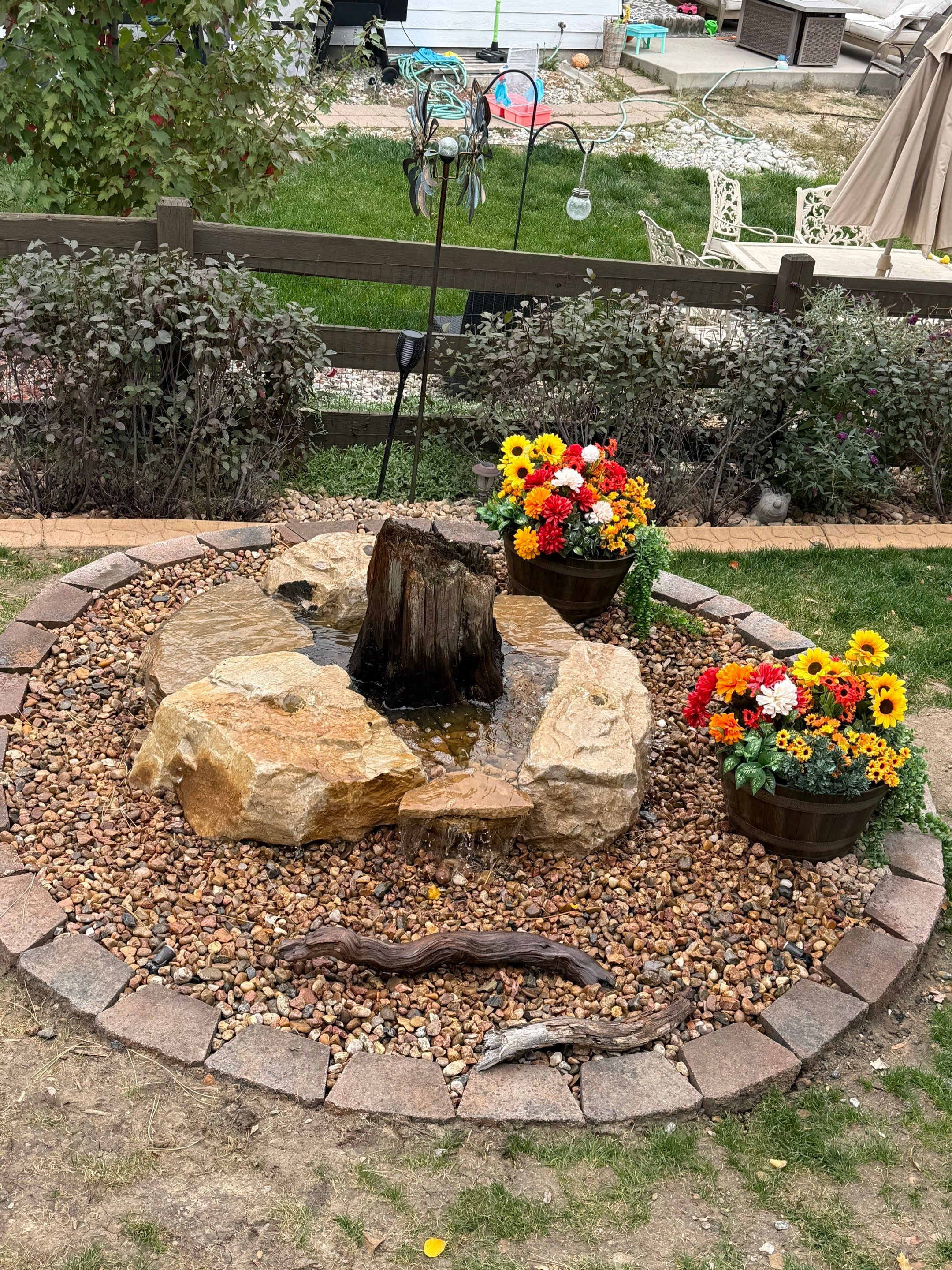 Fountainscape in Parker by JRM landscape & design