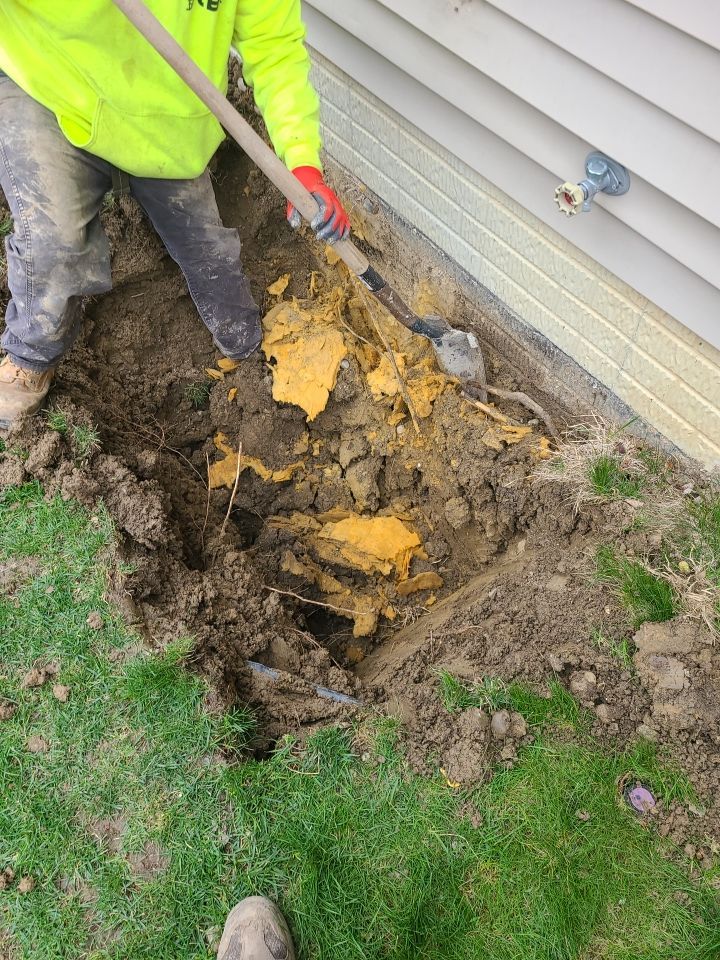 While Steel Egress Window Installation by Toledo Basement Repair