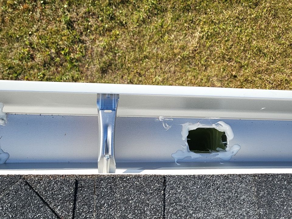 Gutter Installation using K-Style Seamless Gutters by Gutter Professors