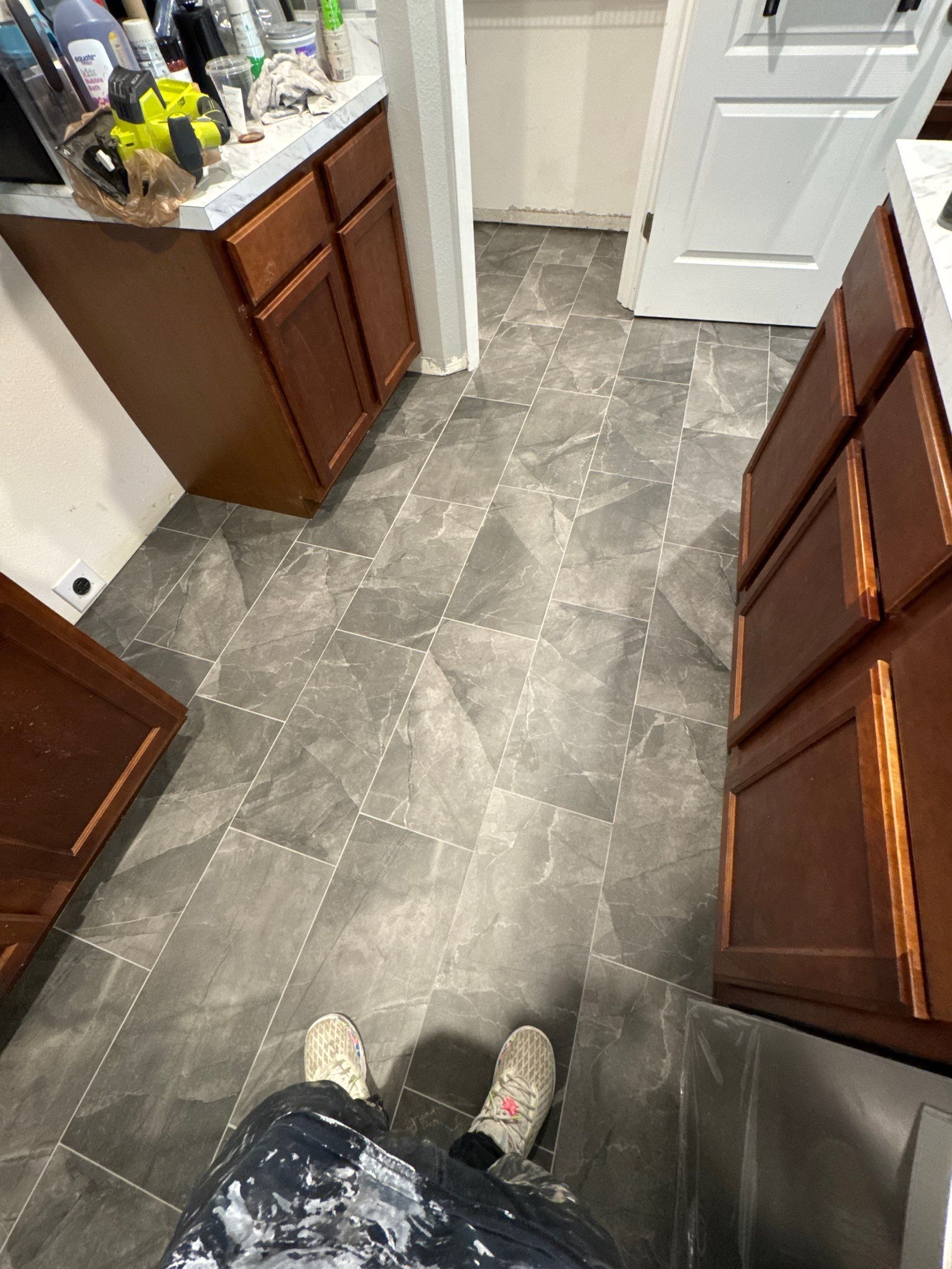 Tile Installation & Epoxy Countertop by Axtra Hand