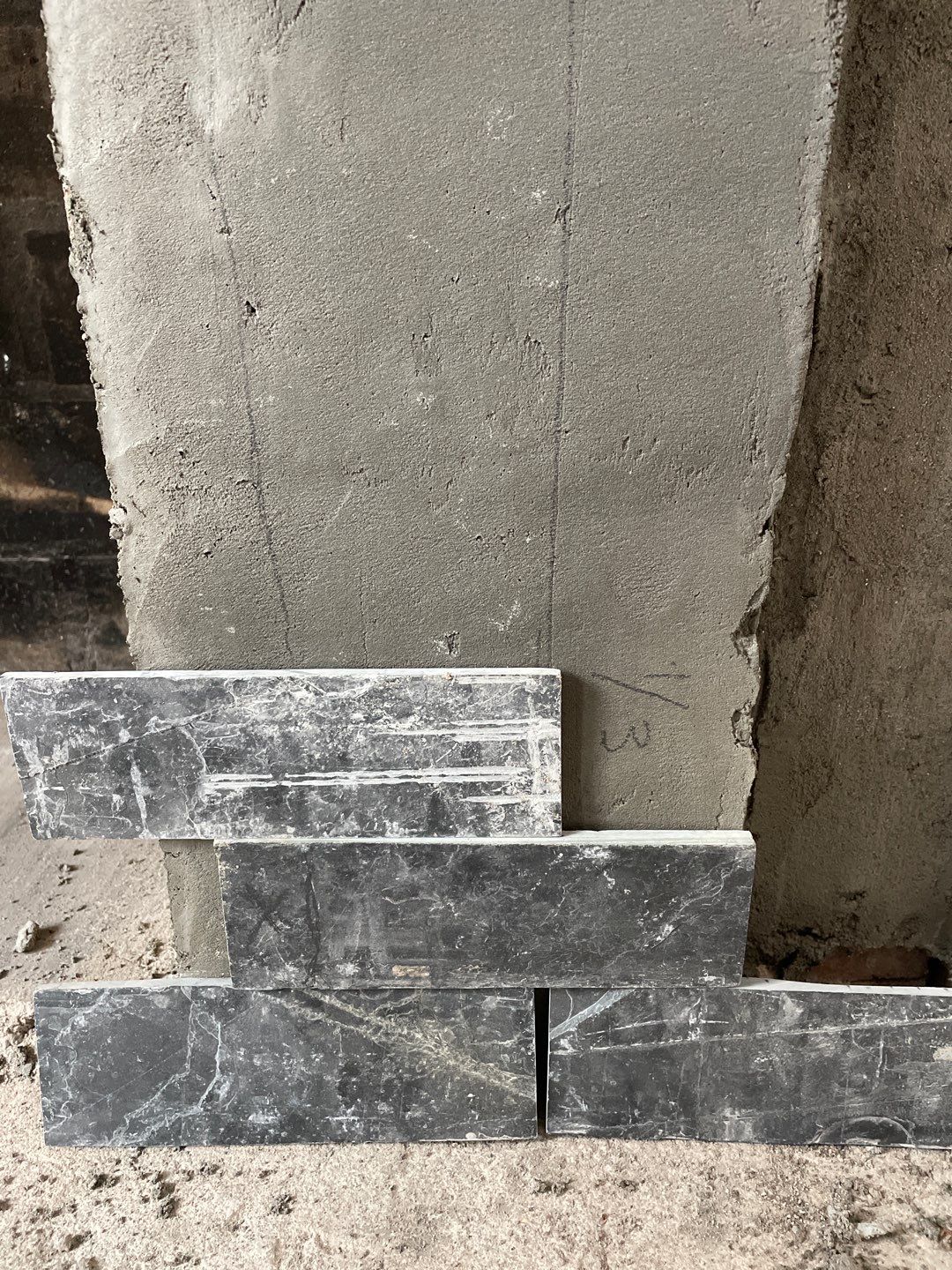 New Construction Bathrooms and Fireplace by Footprints Floors of East Atlanta