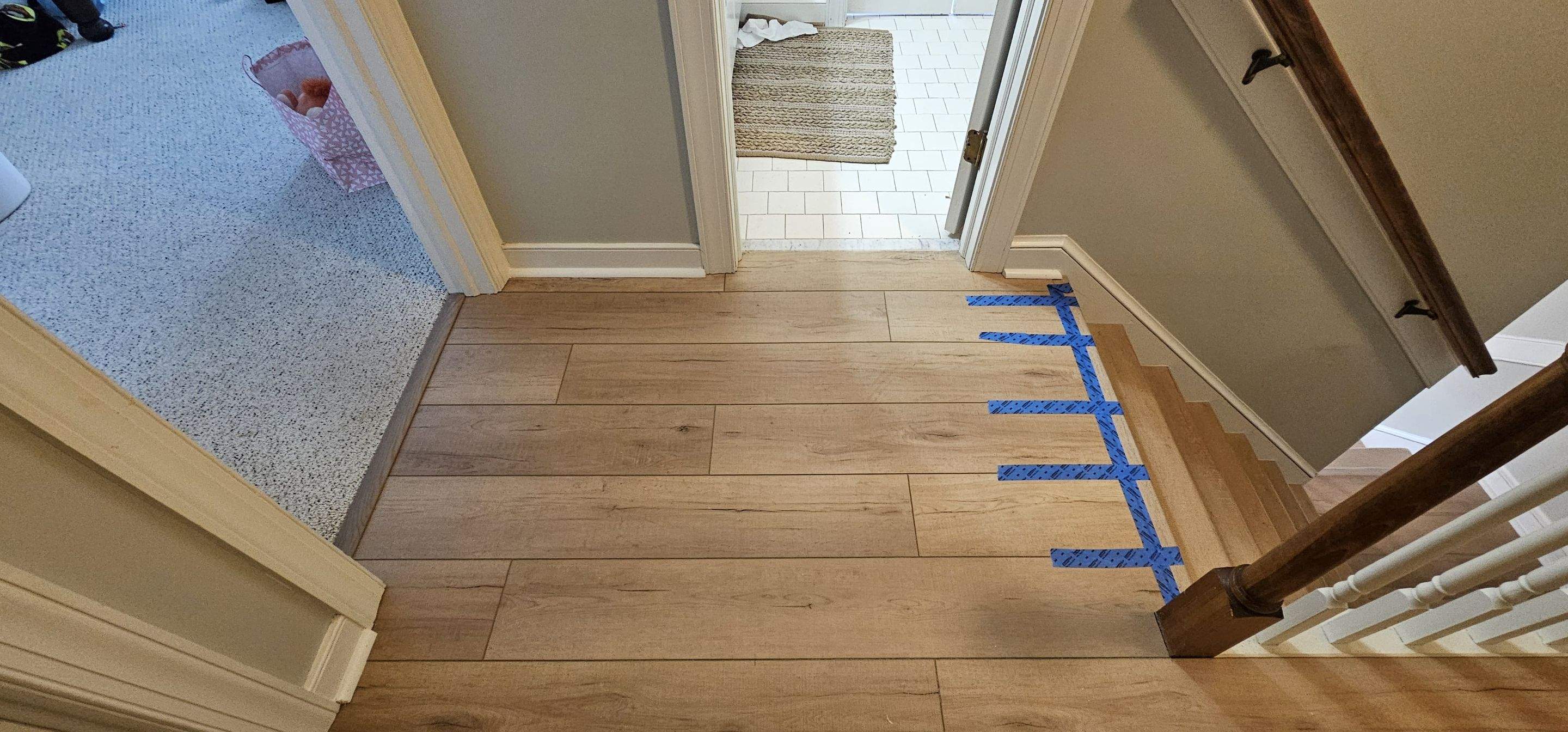 Bartlo's flooring project by Alpha and Omega Pro Services