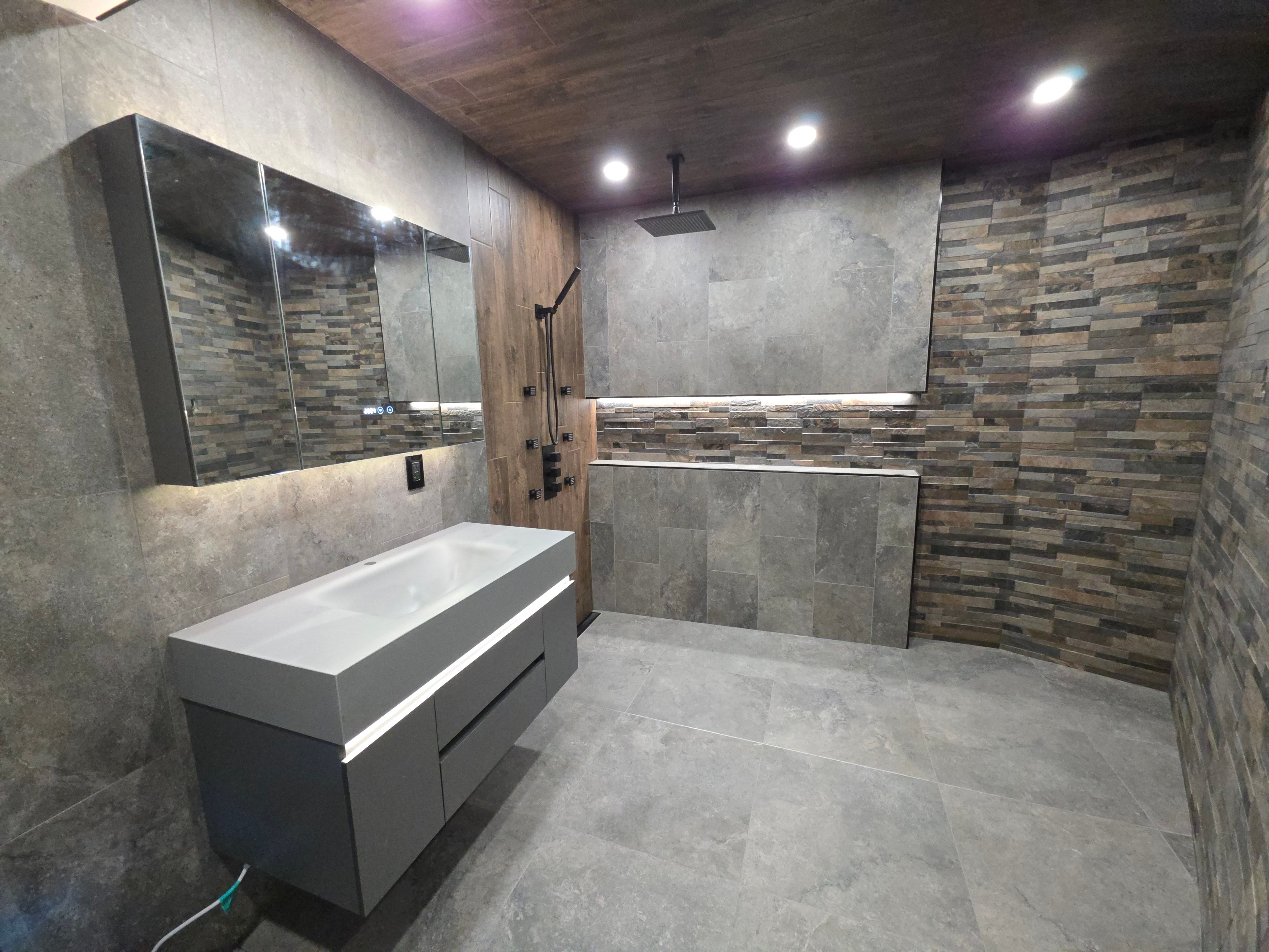 Bathroom Renovation by Impact Construction Sudbury