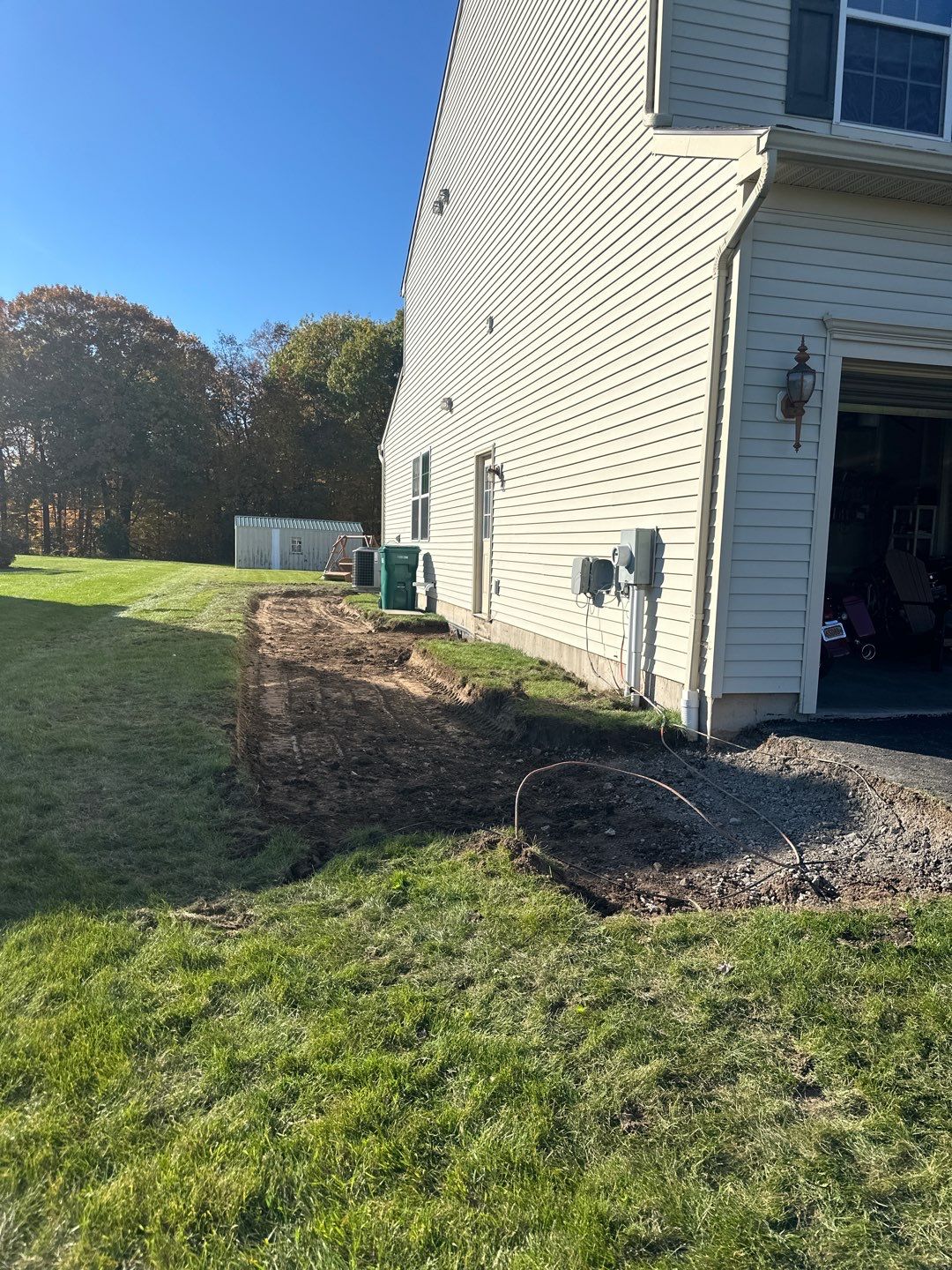 Oxford Slate stamped concrete patio  by NG Masonry & Construction LLC
