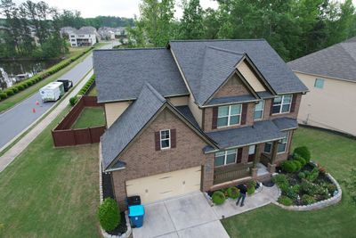Residential Roofing Installation using Owens Corning TruDef Peppermill Gray