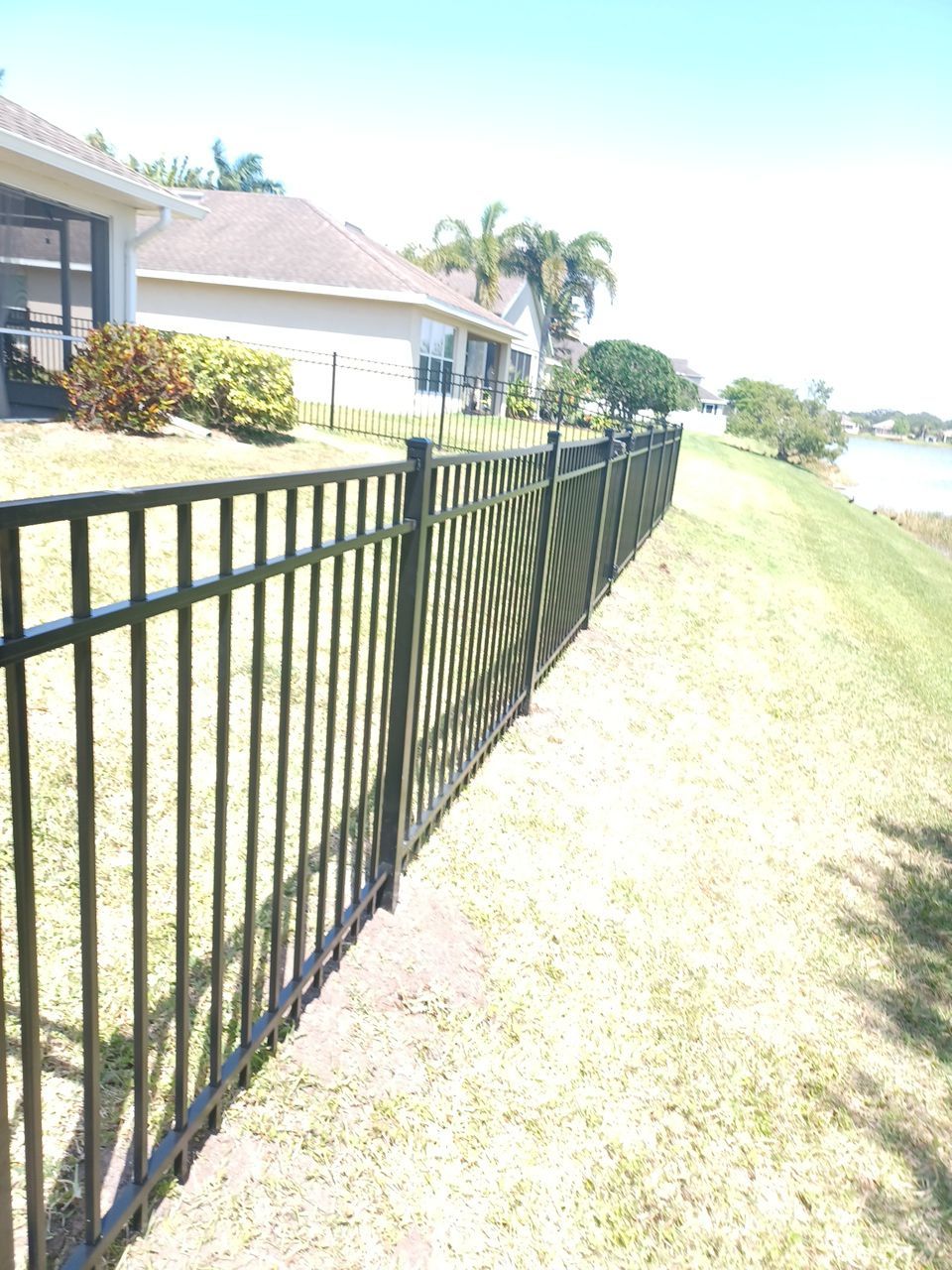 Palmetto, FL 4ft. Tall 3-Rail Black Aluminum by Asap fence and gates, LLC