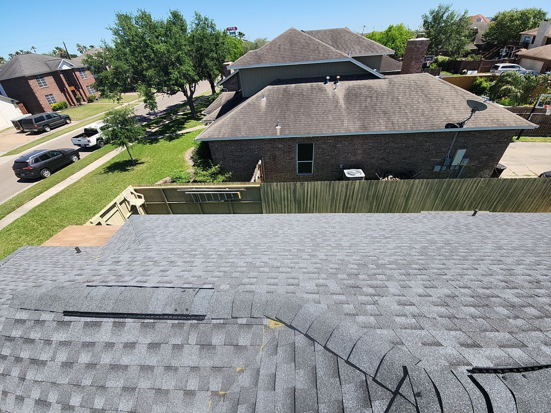 Residential Roofing Installation using GAF HDZ Pewter Grey by Lighthouse Roofing