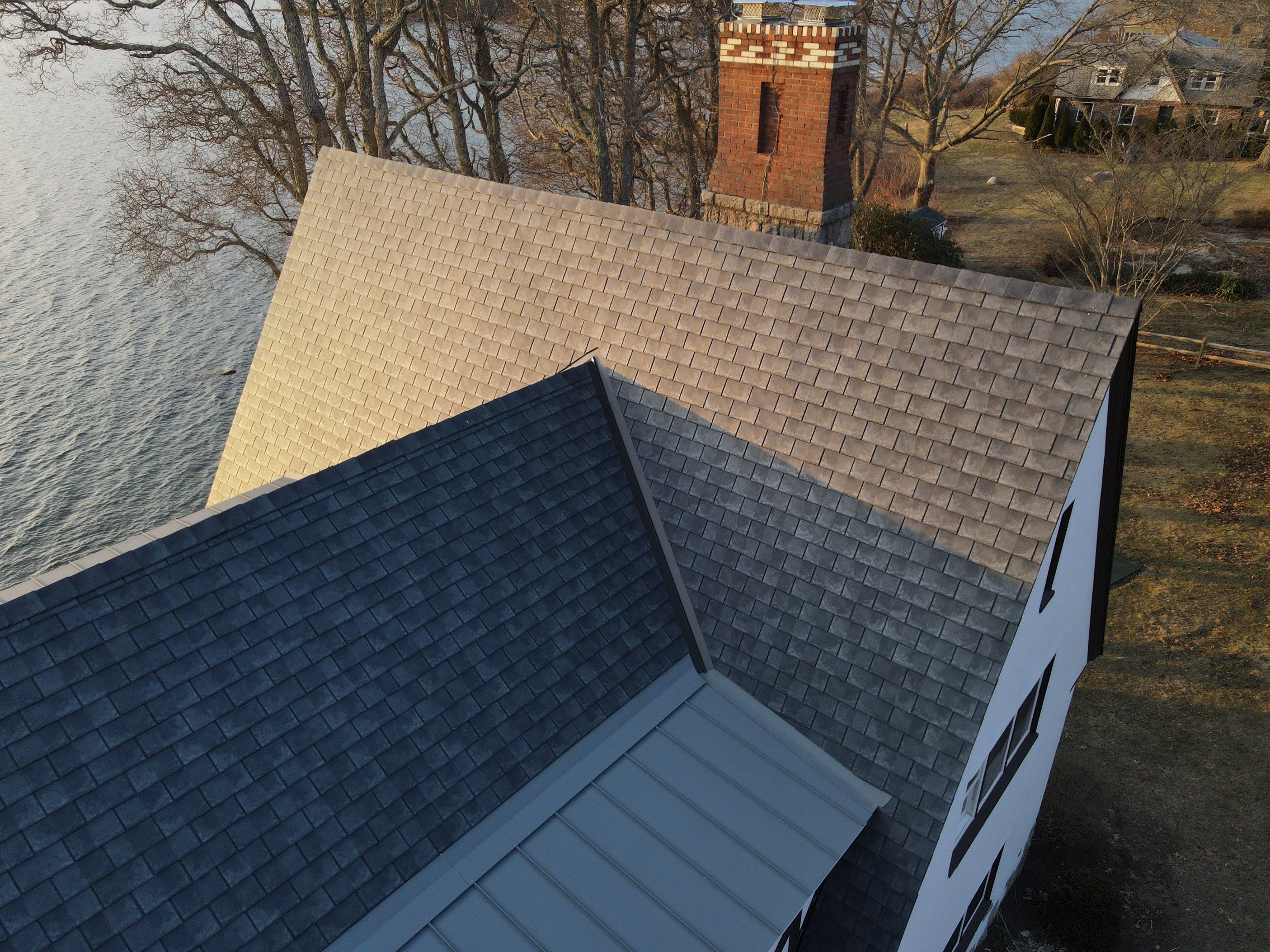 DaVinci Slate, Copper & Cedar Impressions - Private Residence by Rinaldi Brothers