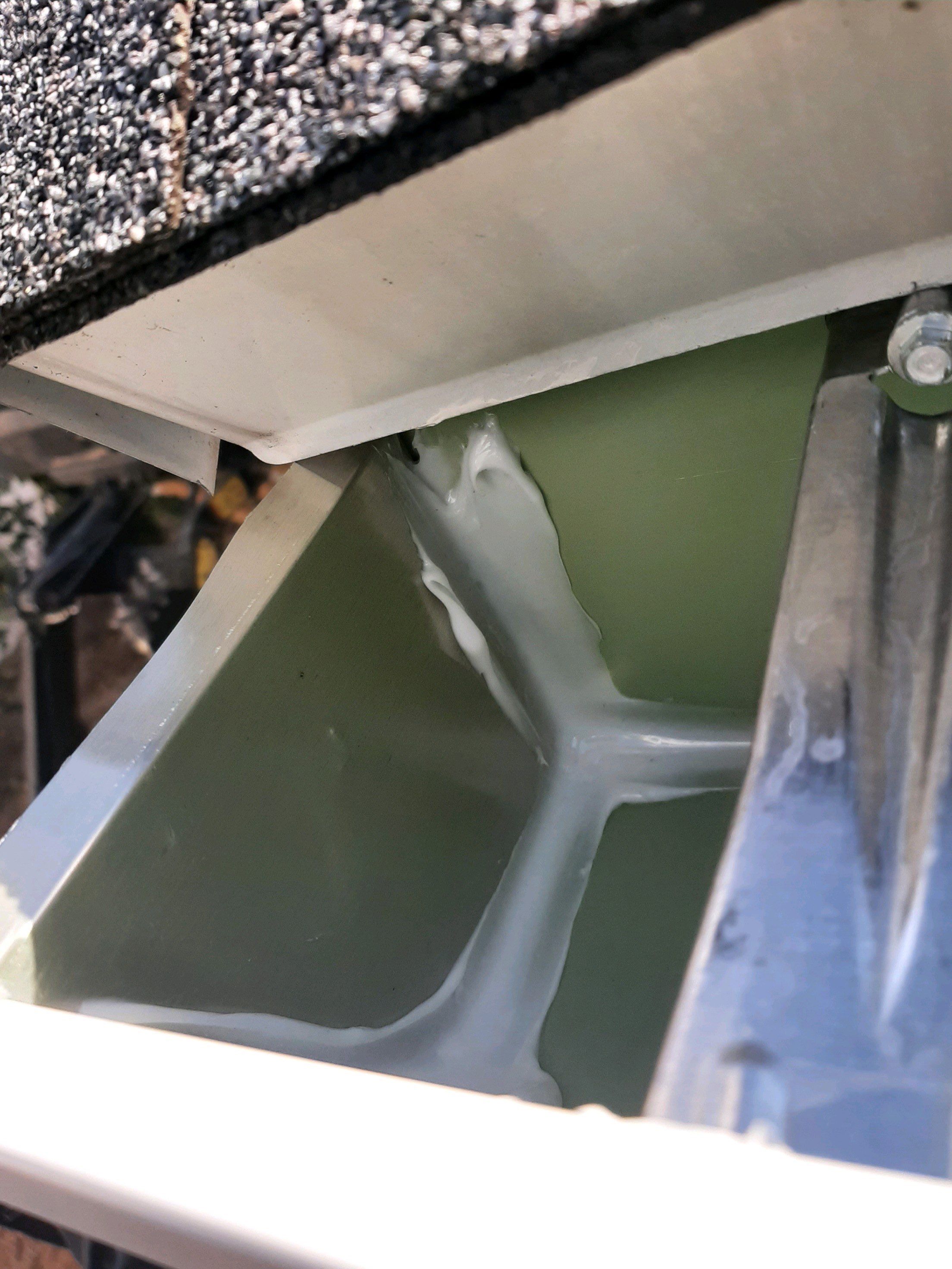 Gutter Installation using K-Style Seamless Gutters by Gutter Professors