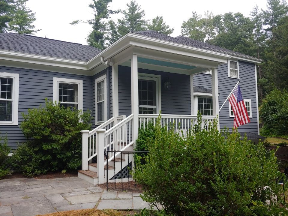 Weston, MA Gutter Installation using 4x5 FiberGlass Gutter by Gutter Pro Enterprises