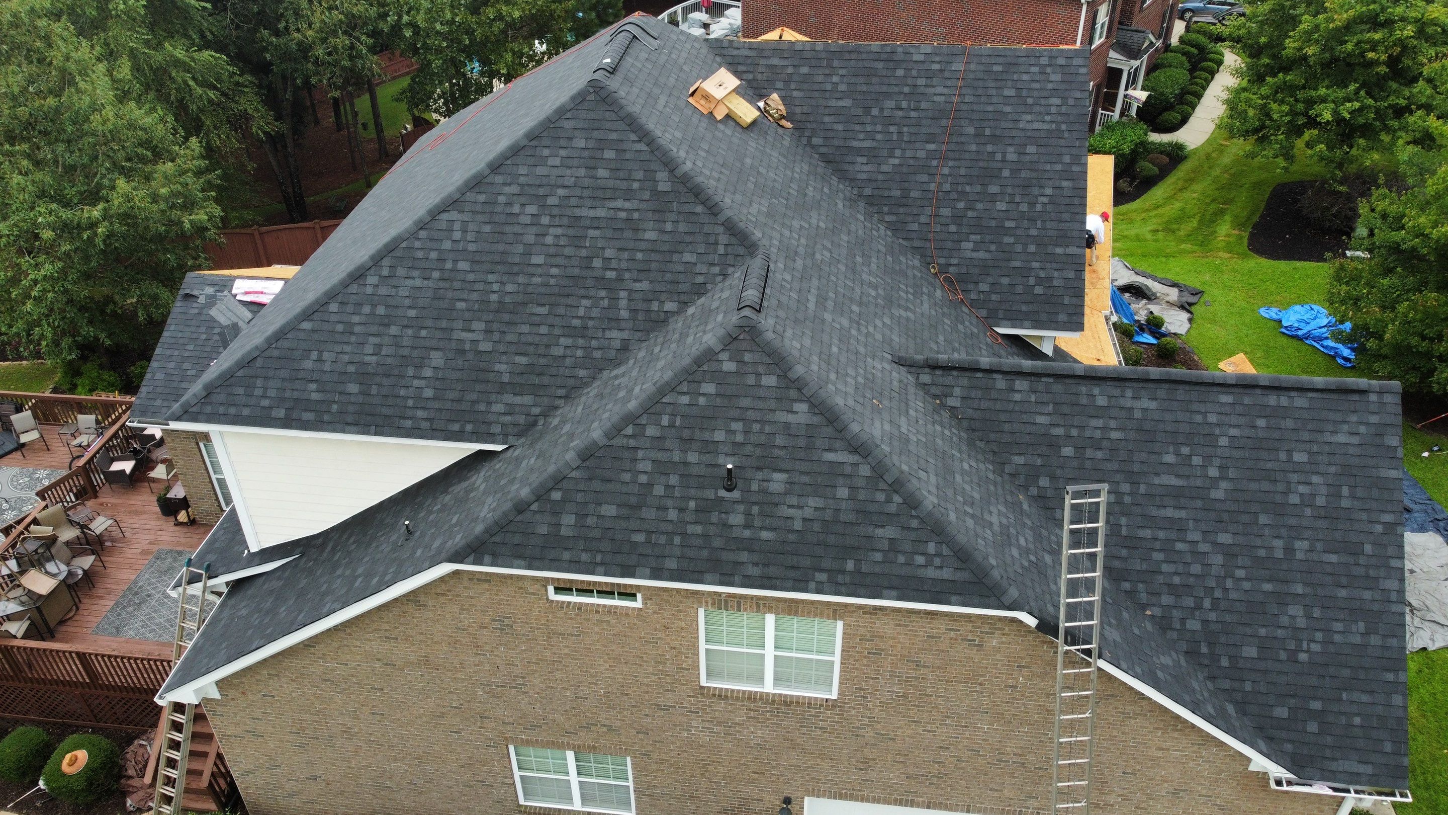New Hail Damage Roof Replacement  by Midlands Roofing & Exteriors