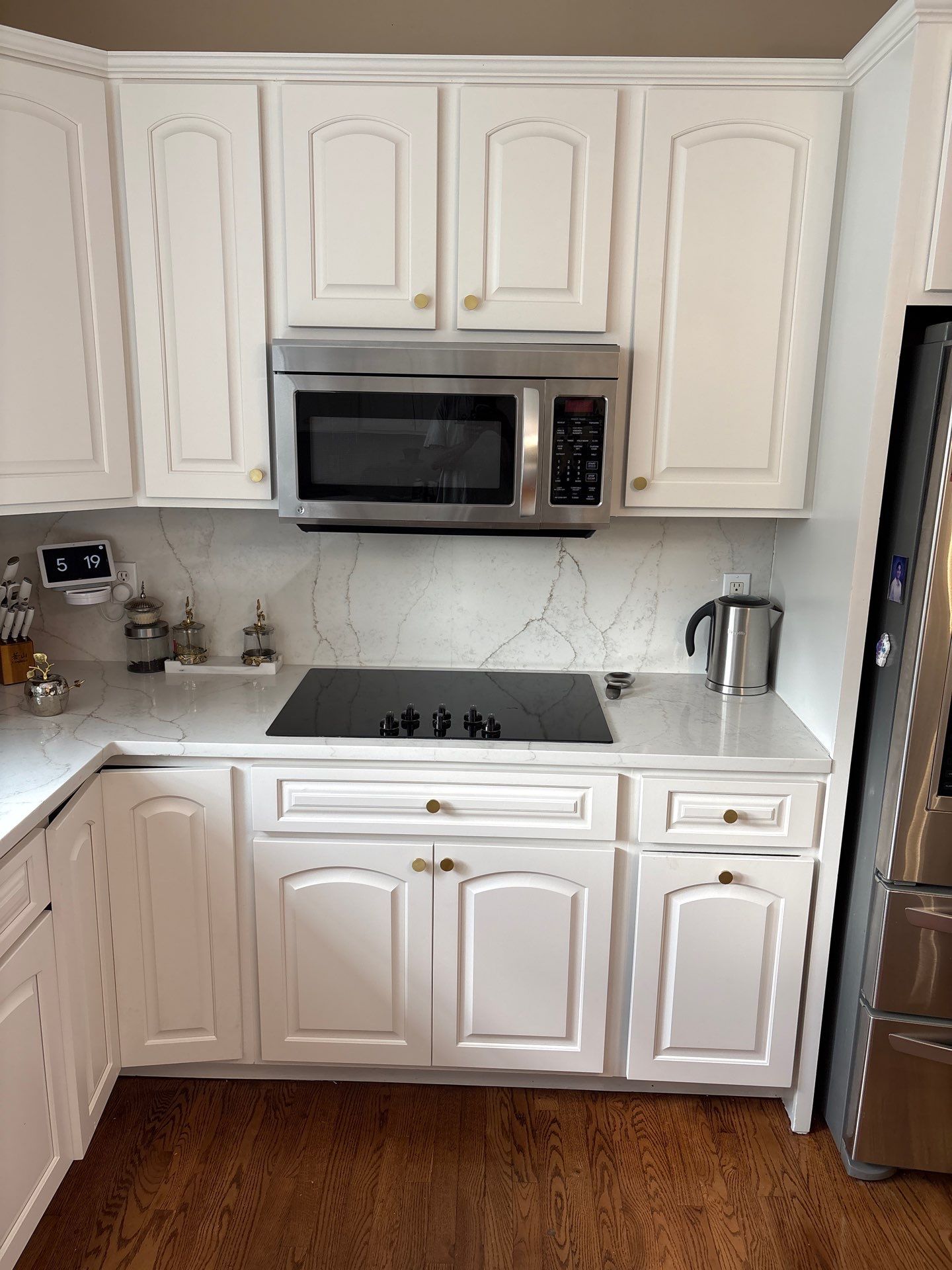 Kitchen Cabinet Refacing in Grand Blanc by Top Shelf Painter