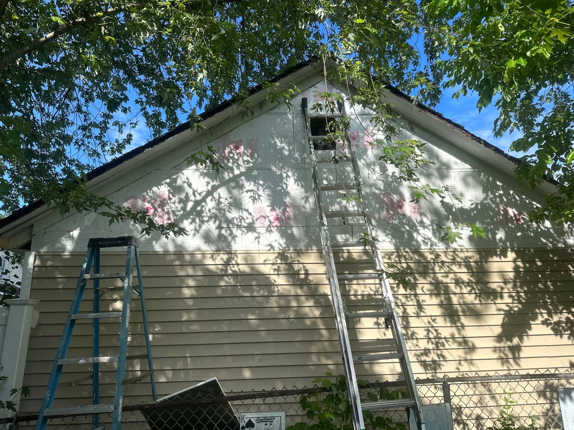 Siding Installation using CertainTeed Mainstreet Vinyl Siding - Savannah Wicker by A Plus Exterior