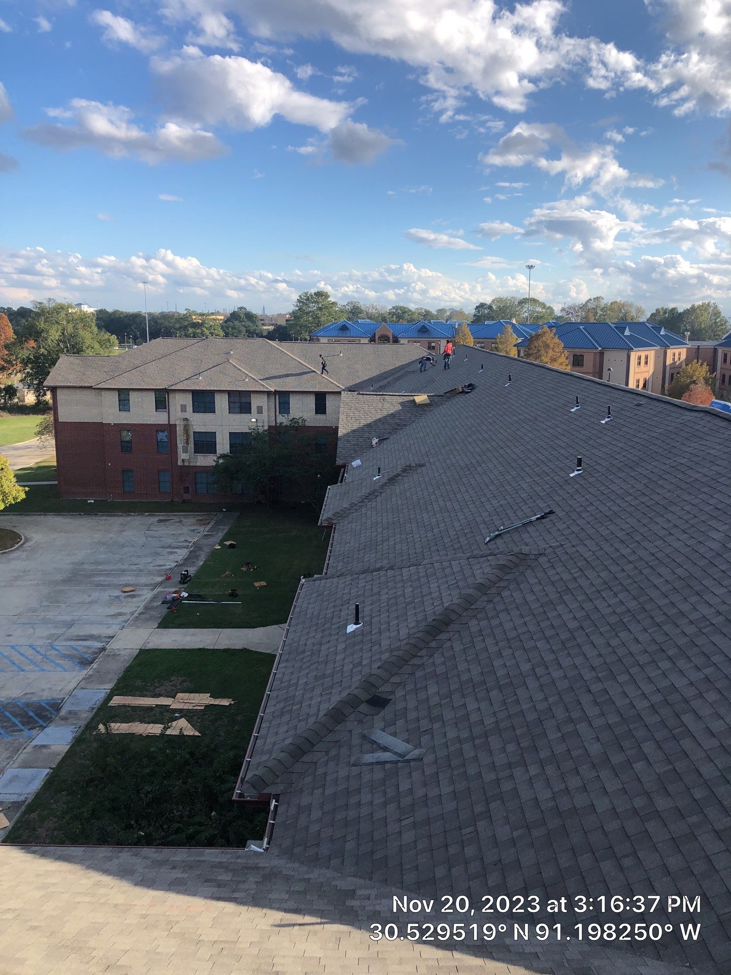 University Dorm Roof Replacement by Lapeyre Roofing