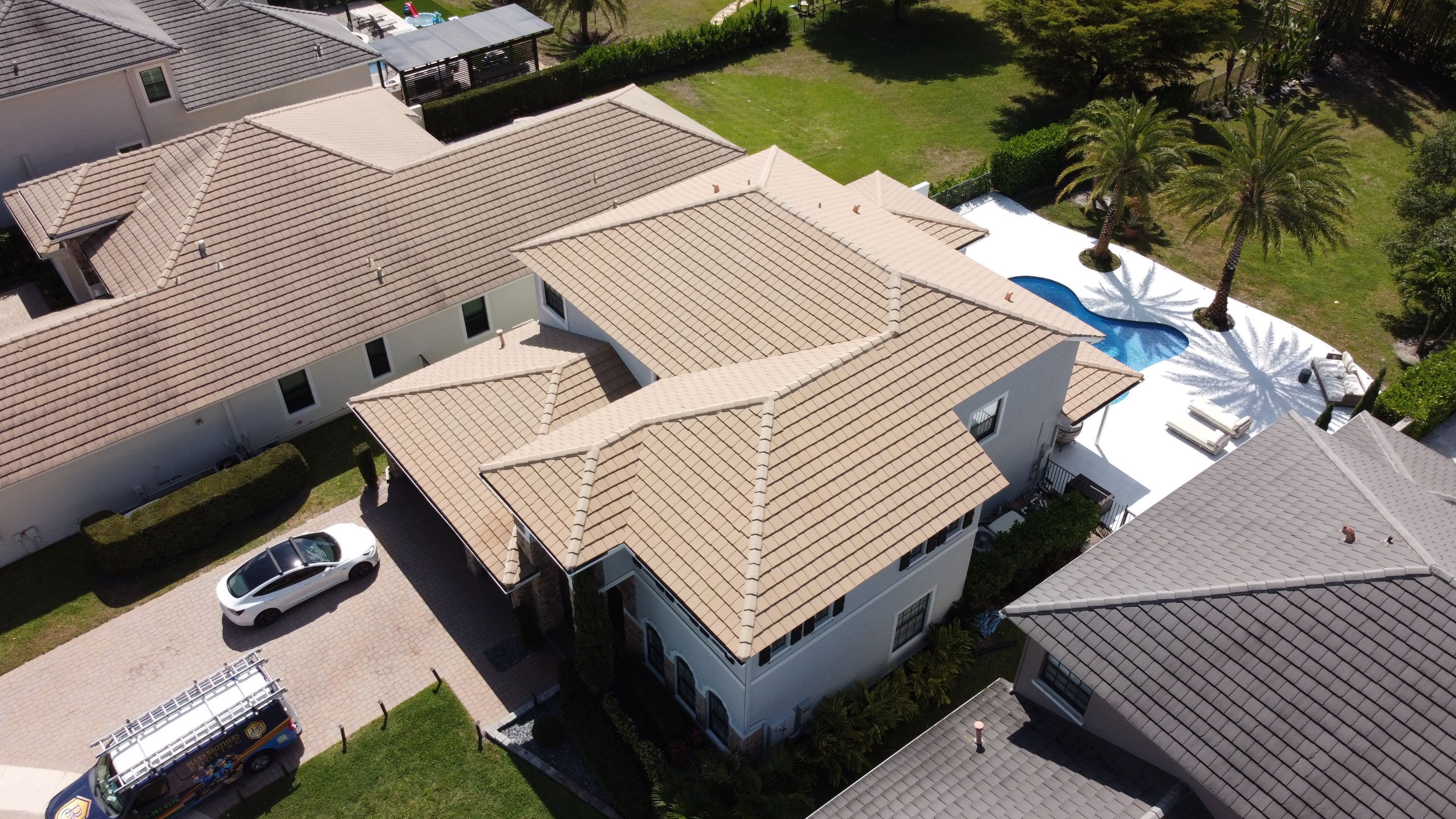 Residential Roofing Installation using Westlake Roofing Tile by BLUES BROTHERS ROOFING