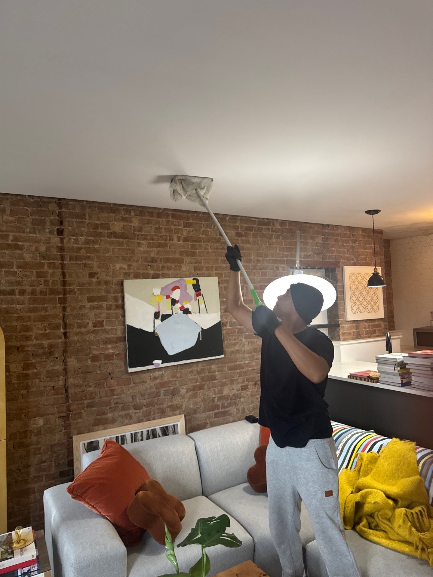 Fire Damage Restoration and Ceiling Repair in Brooklyn Apartment by Newhouse Restoration