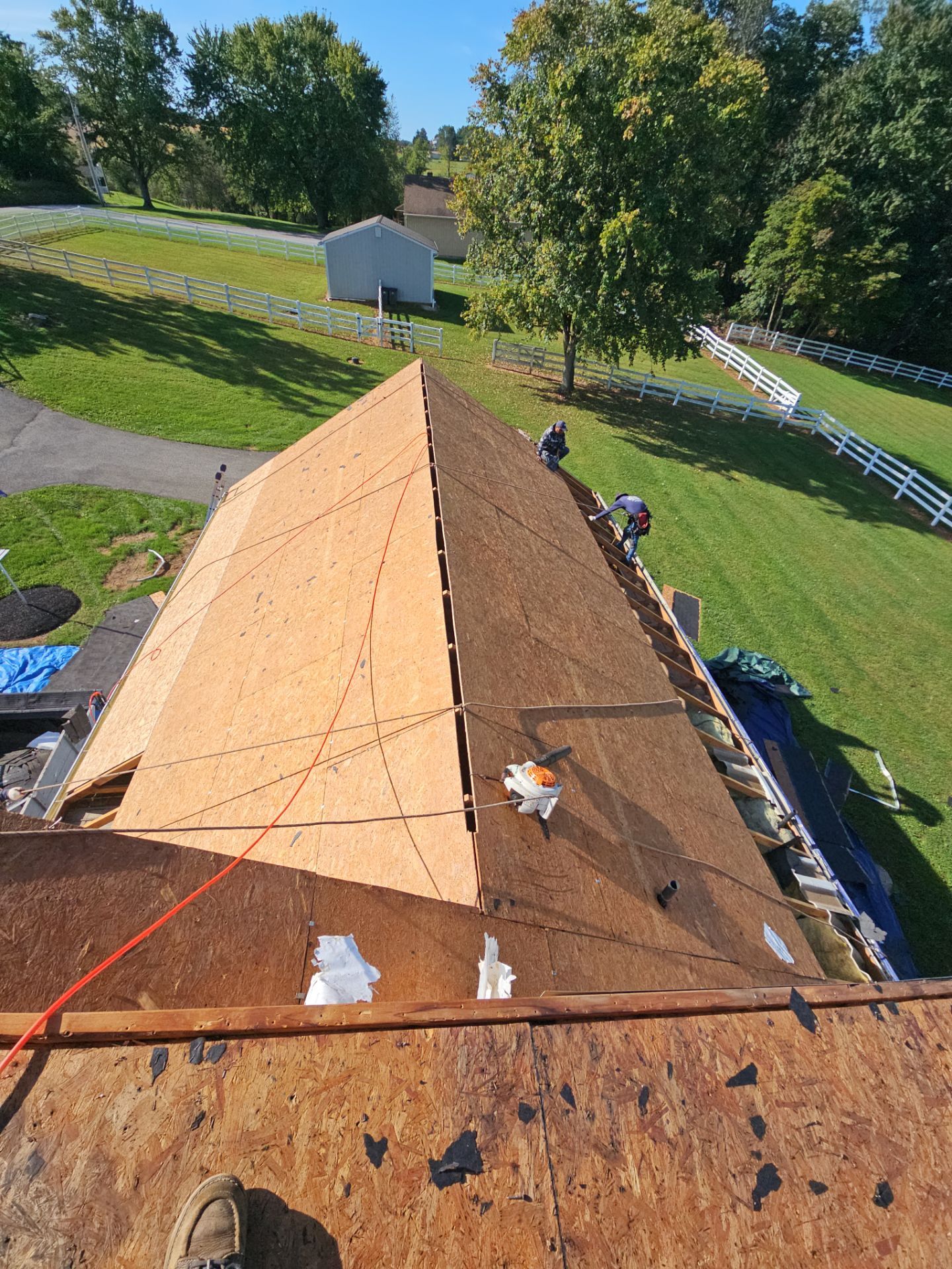 Full Roof and Chimney Restoration with Seamless Gutter Upgrade in Glen Rock, PA by Bealing Roofing & Exteriors