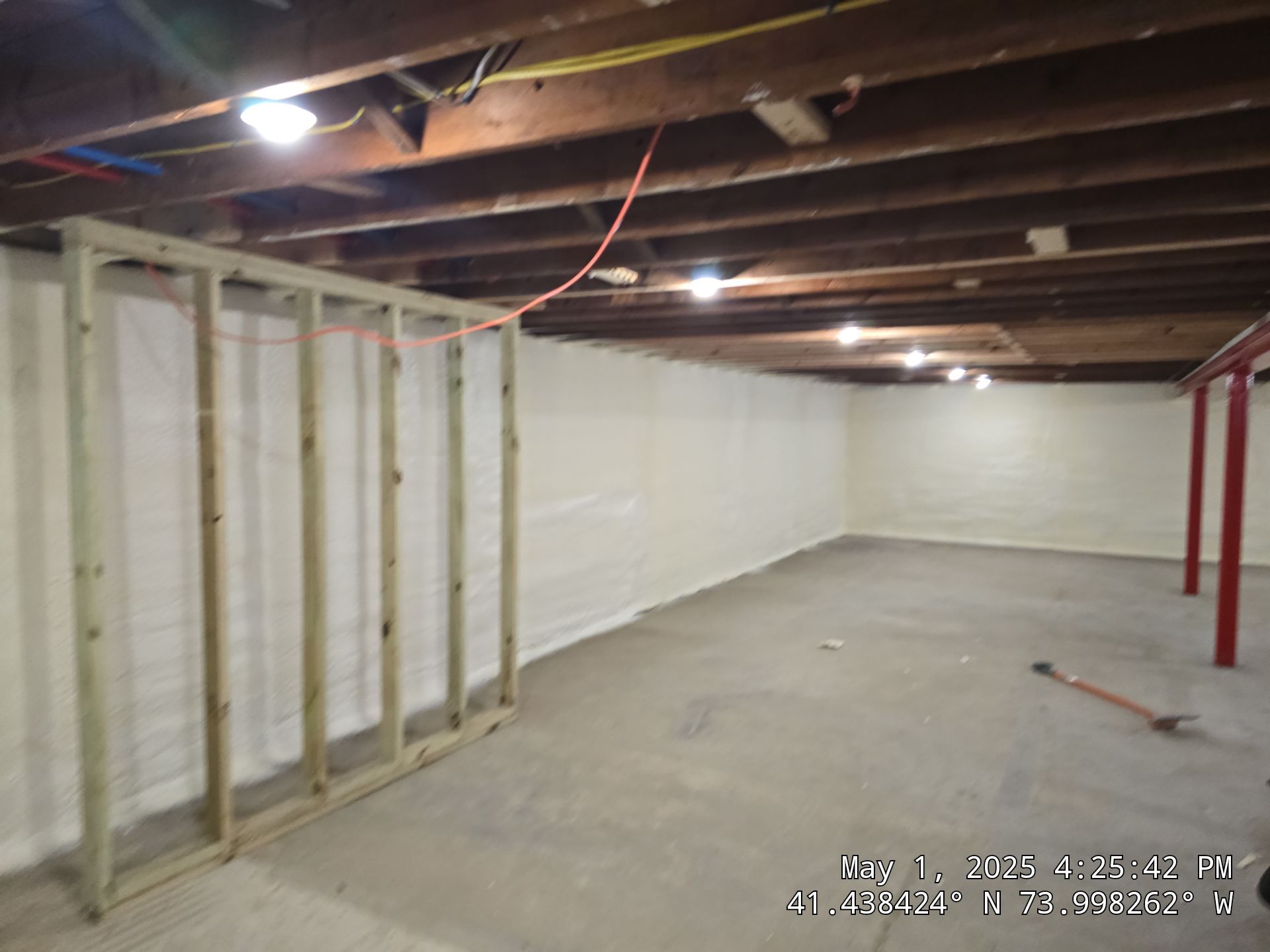 Attic Insulation using open cell spray foam by NYS Foam & Energy
