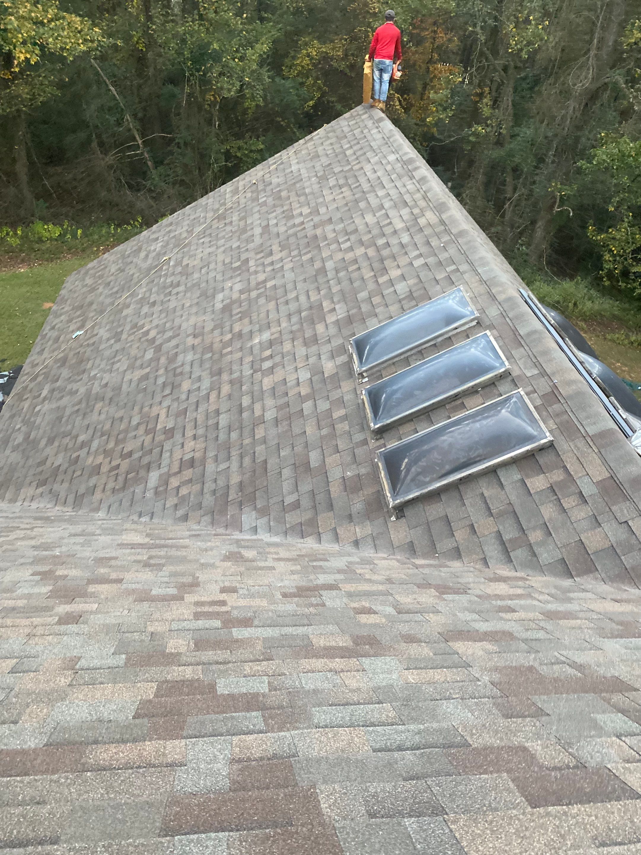 Residential Roofing Repair using Malarkey Highlander: Natural Wood by Hostetler Roofing