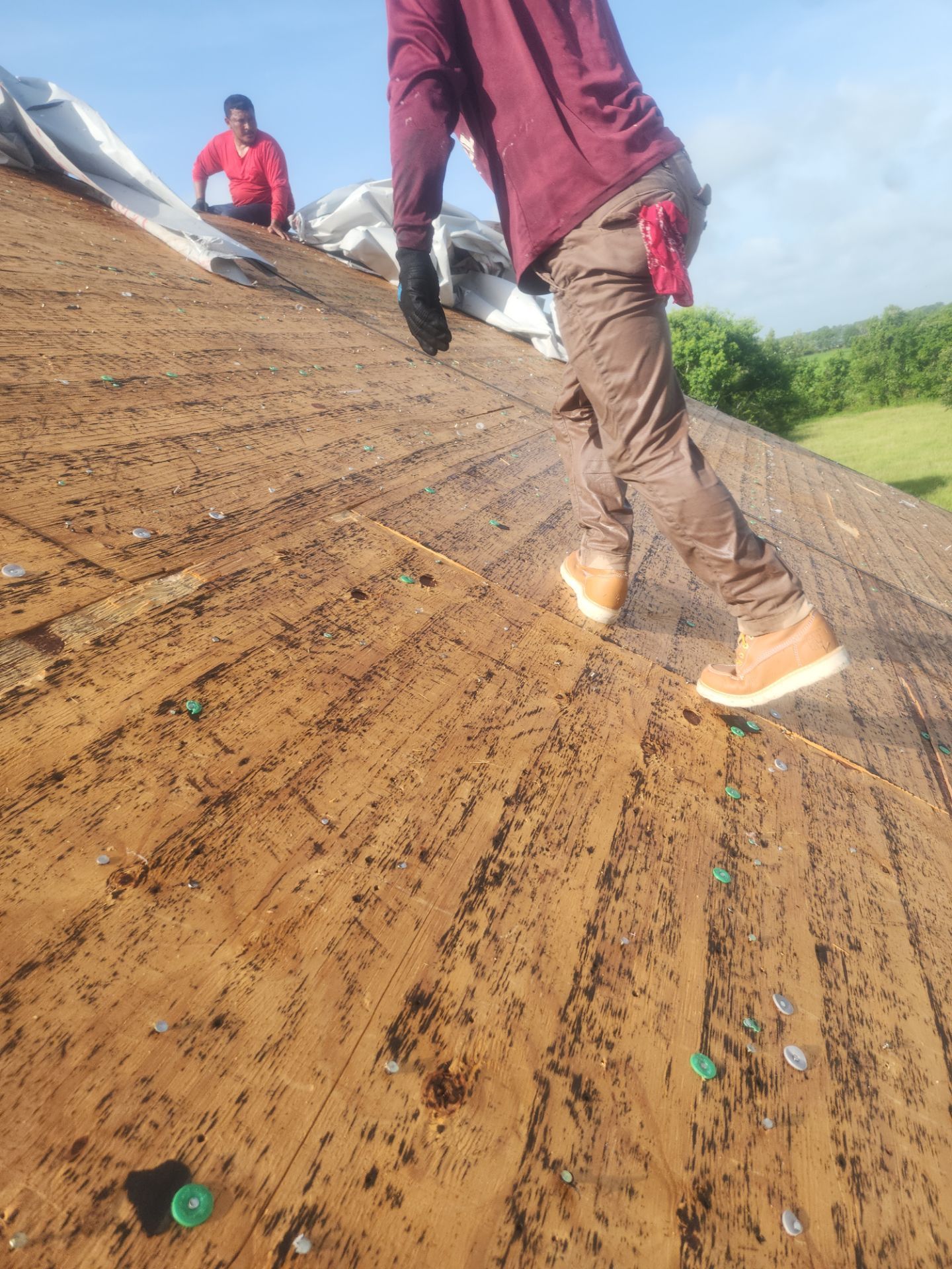 Residential Roofing Installation using Owen's Corning Duration (Lifetime) Shingles by Roof Repair Company