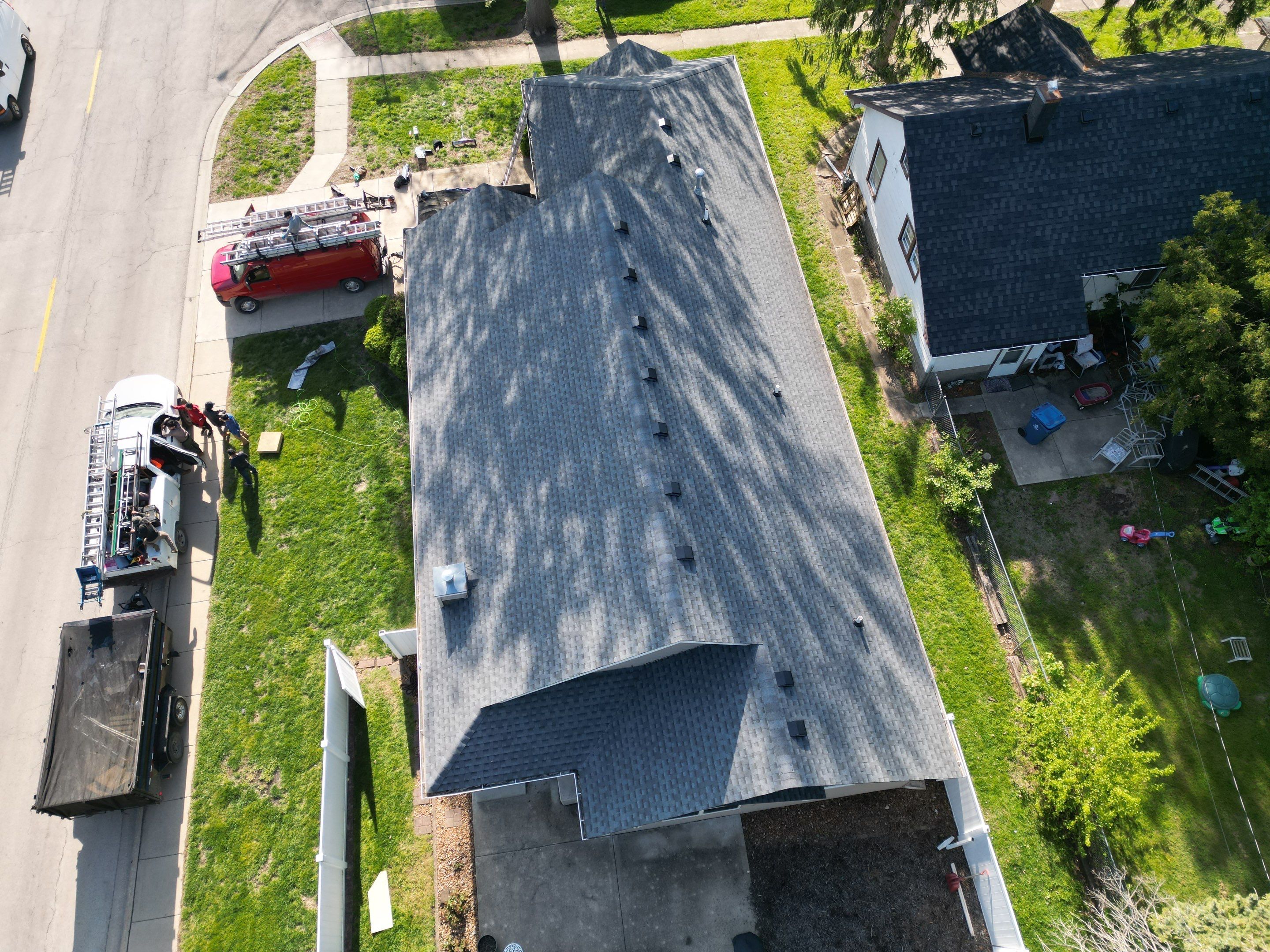 Roof replacement by Optimal Home Improvement 