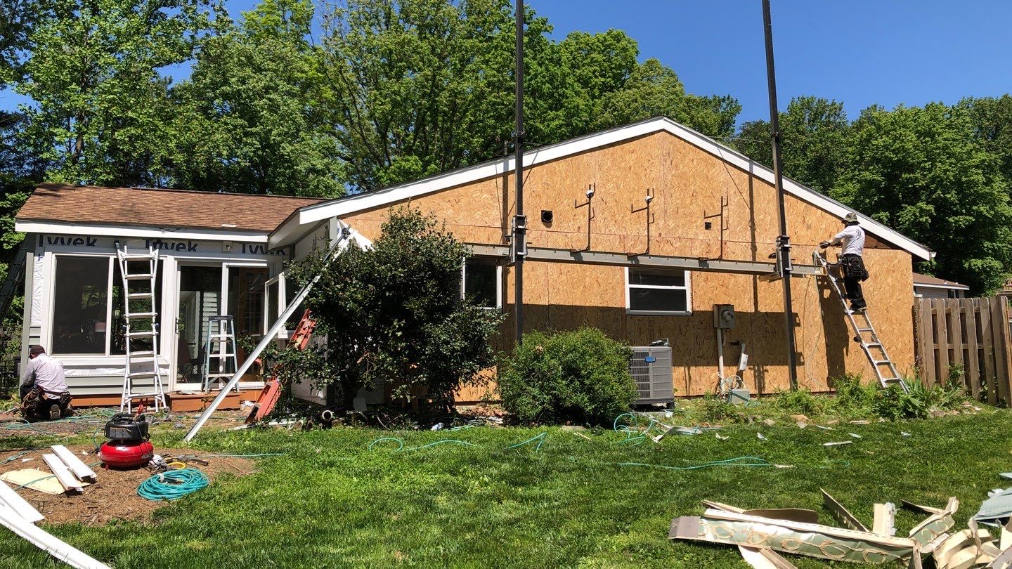 Siding Replacement using CertainTeed Vinyl Monogram Siding by RJC General Construction, LLC.