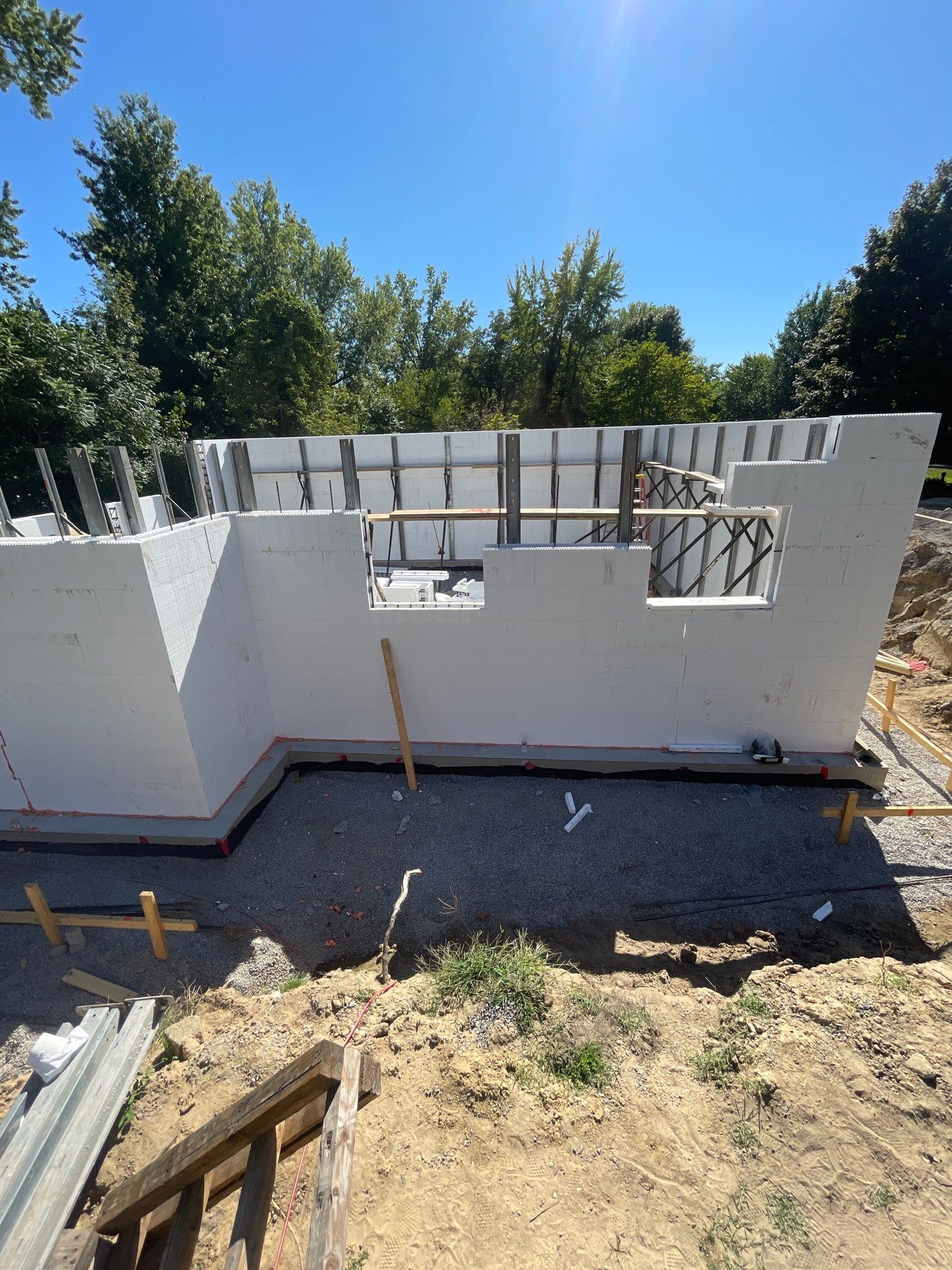 Voss Residence 3 story ICF Home on Lake Michigan by Burlington Concrete & Asphalt Inc