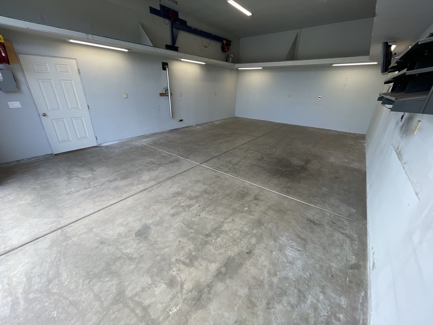 Garage Transformation using Slate Stone by Croc Coatings, LLC