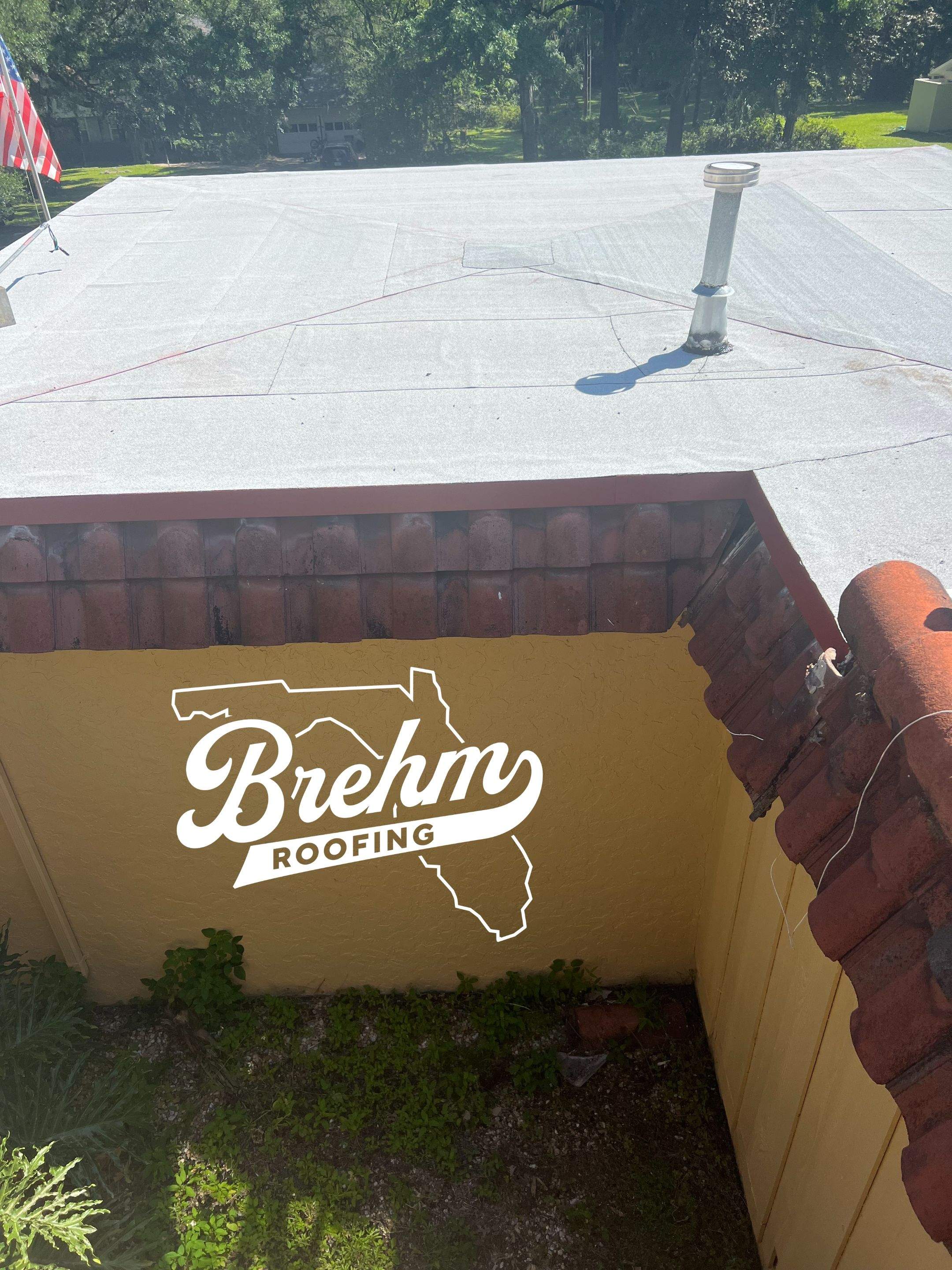Flat Roof Replacement in Gainesville, Florida by Brehm Roofing